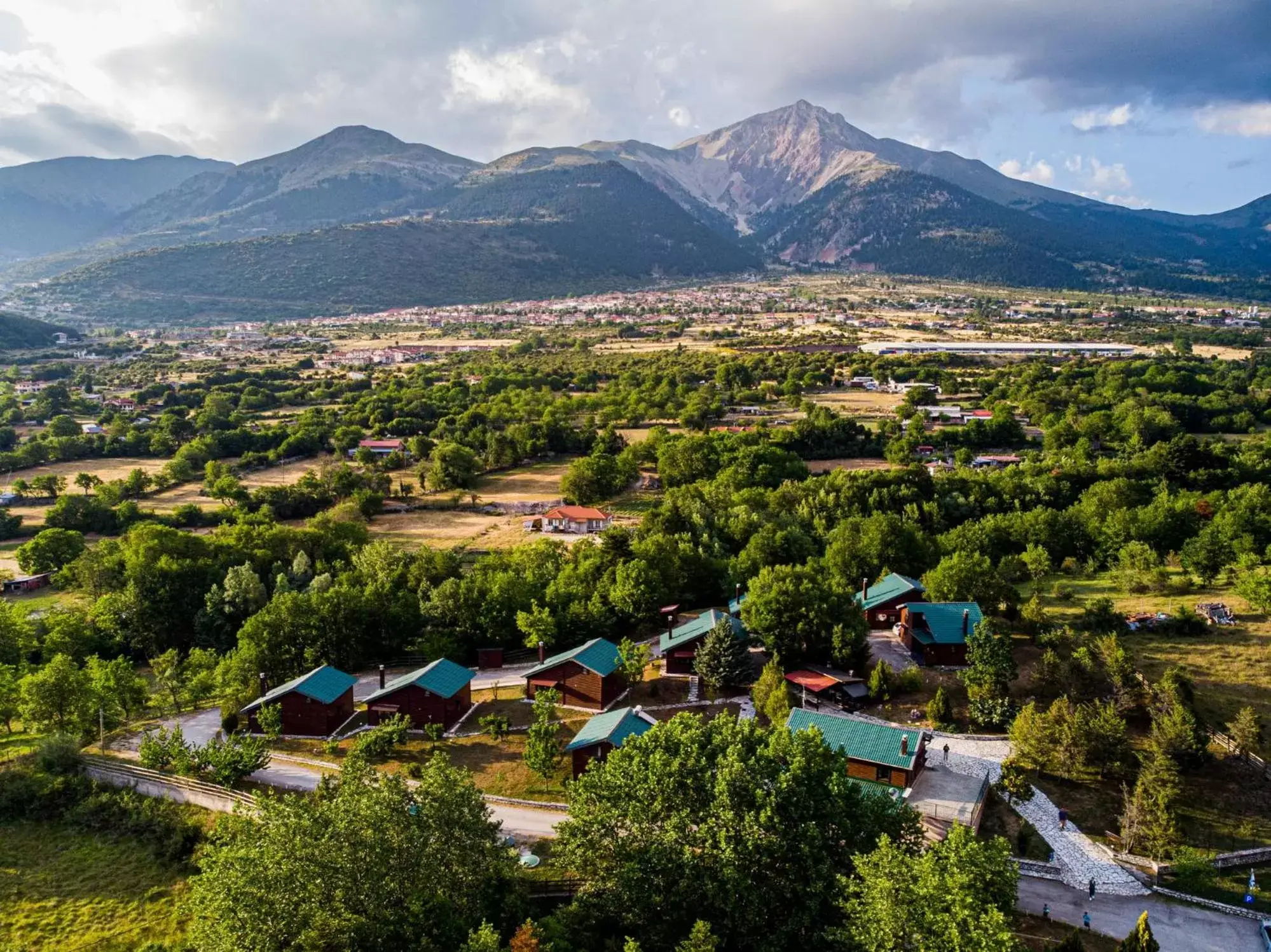 Property building, Bird's-eye View in Chalet Likouresi Village