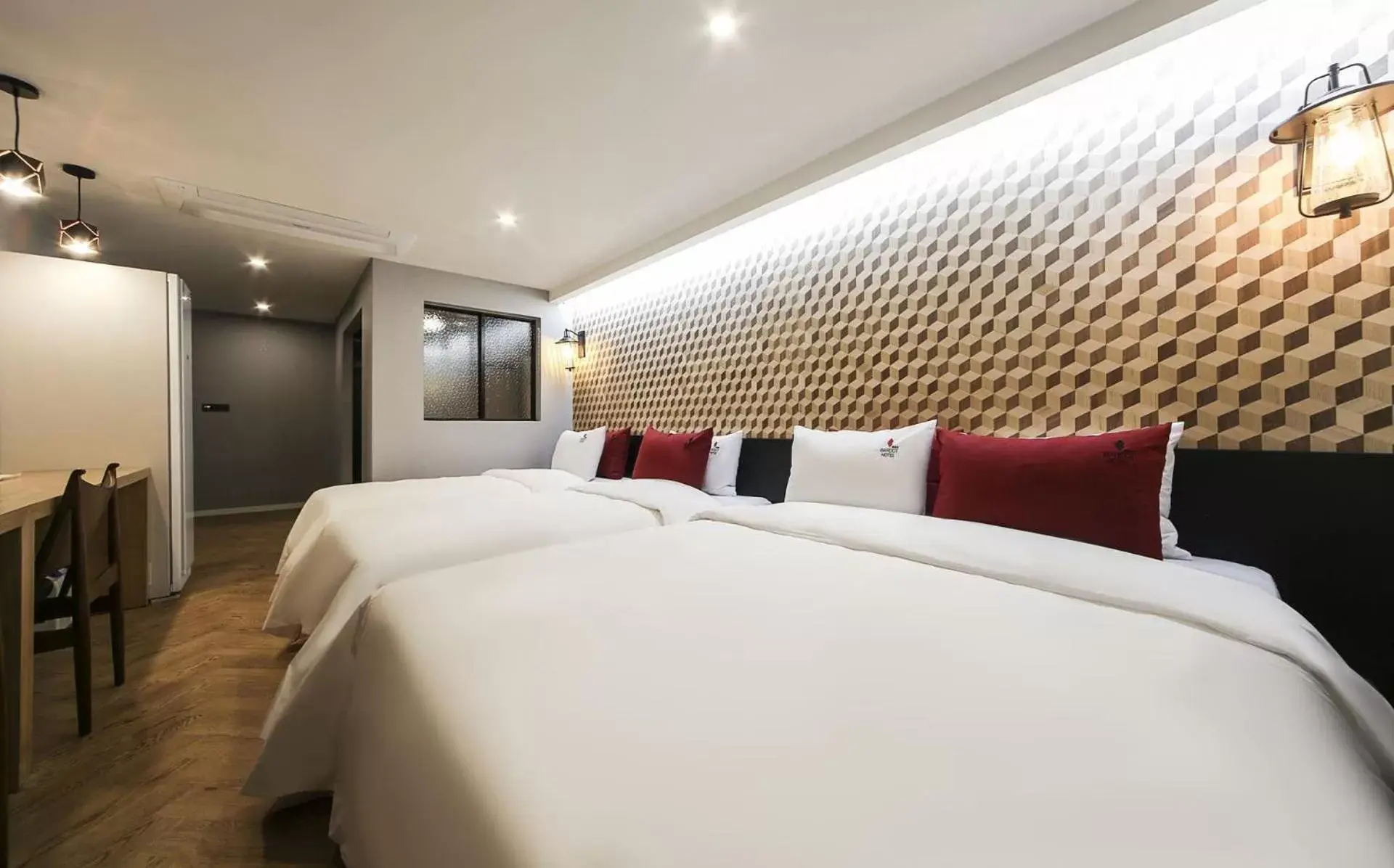 Bed in Maron Hotel Nampo Bed in Maron Hotel Nampo