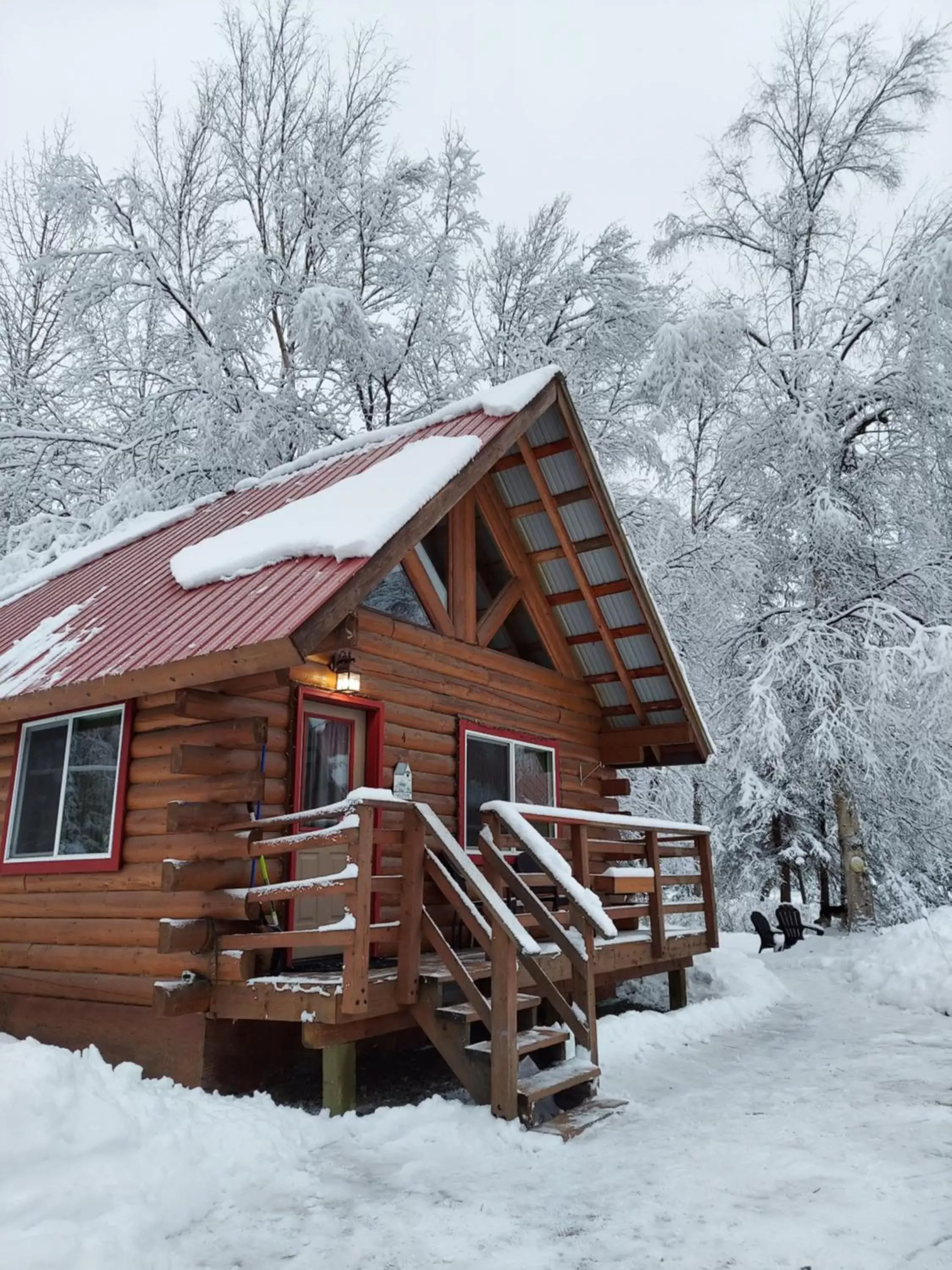 Winter in Hatcher Pass Cabins
