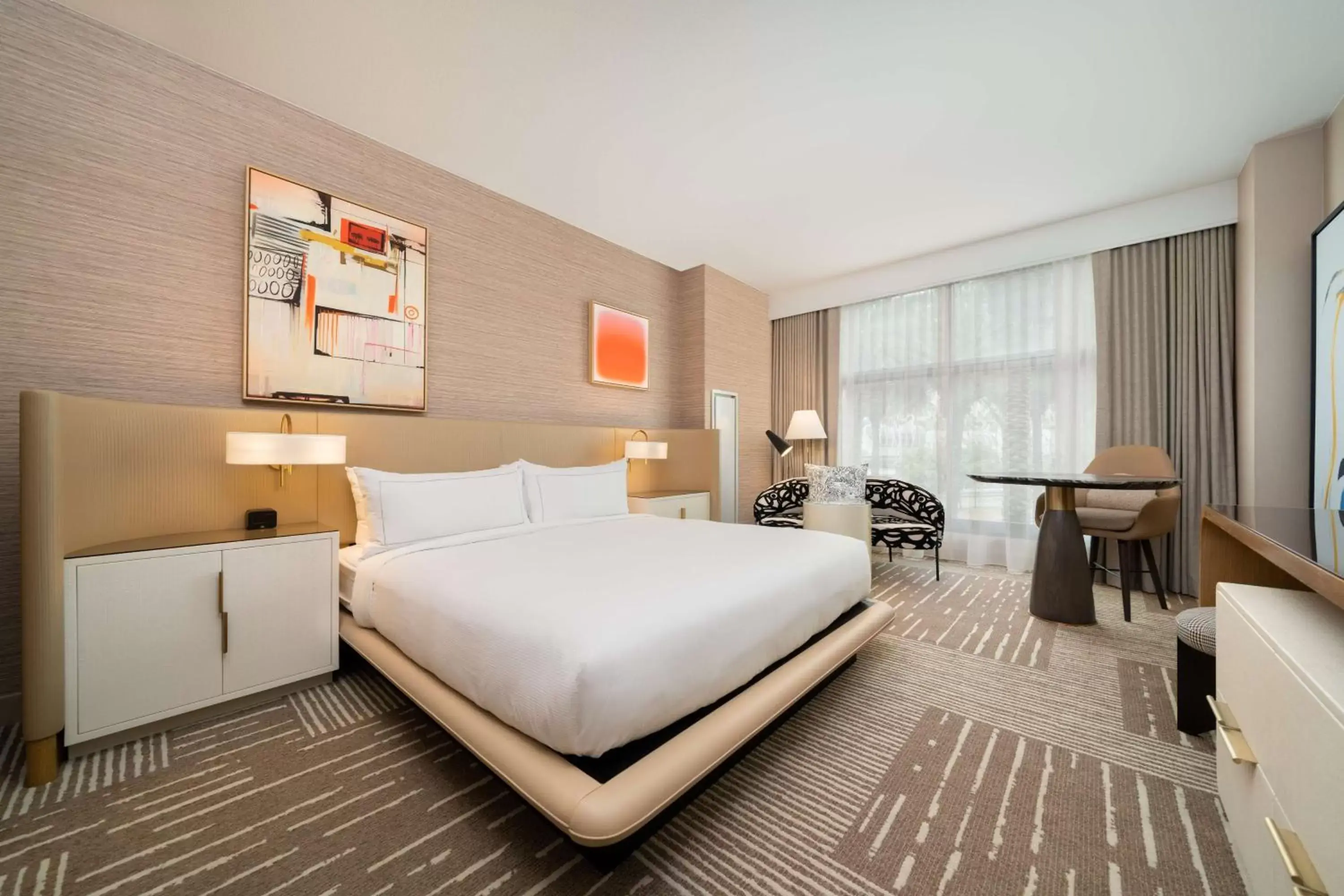 Bedroom, Bed in Hilton San Diego Gaslamp Quarter Bedroom, Bed in Hilton San Diego Gaslamp Quarter