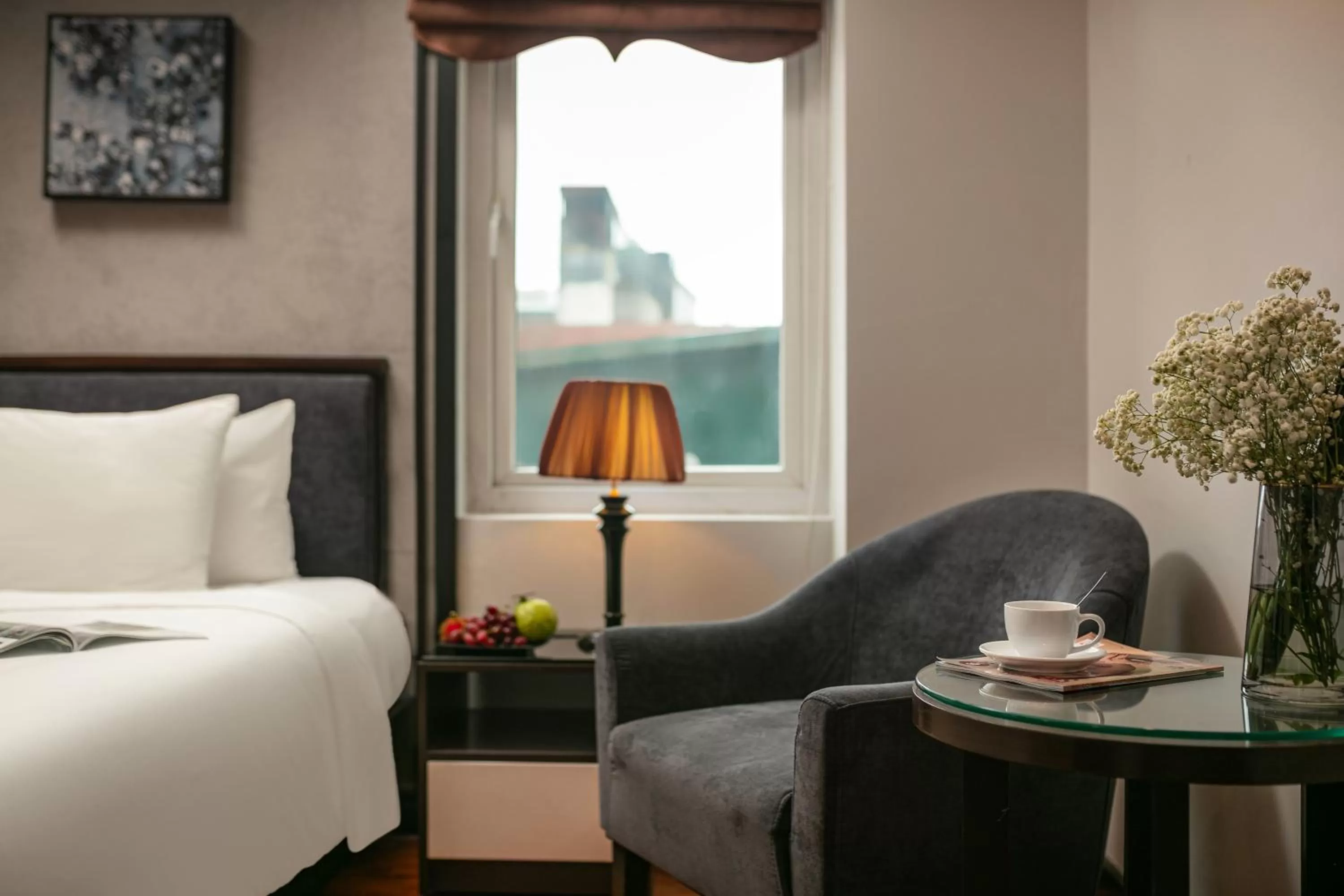 Photo of the whole room, Bed in Hanoi La Palm Premier Hotel & Spa