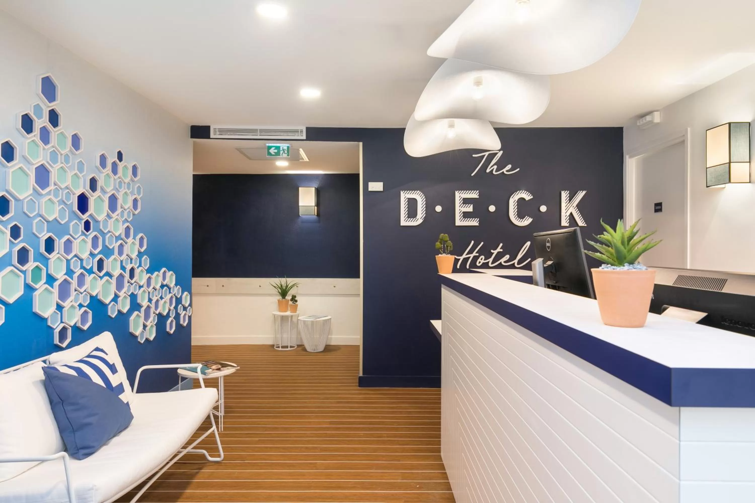 Lobby or reception in The Deck Hotel by Happyculture