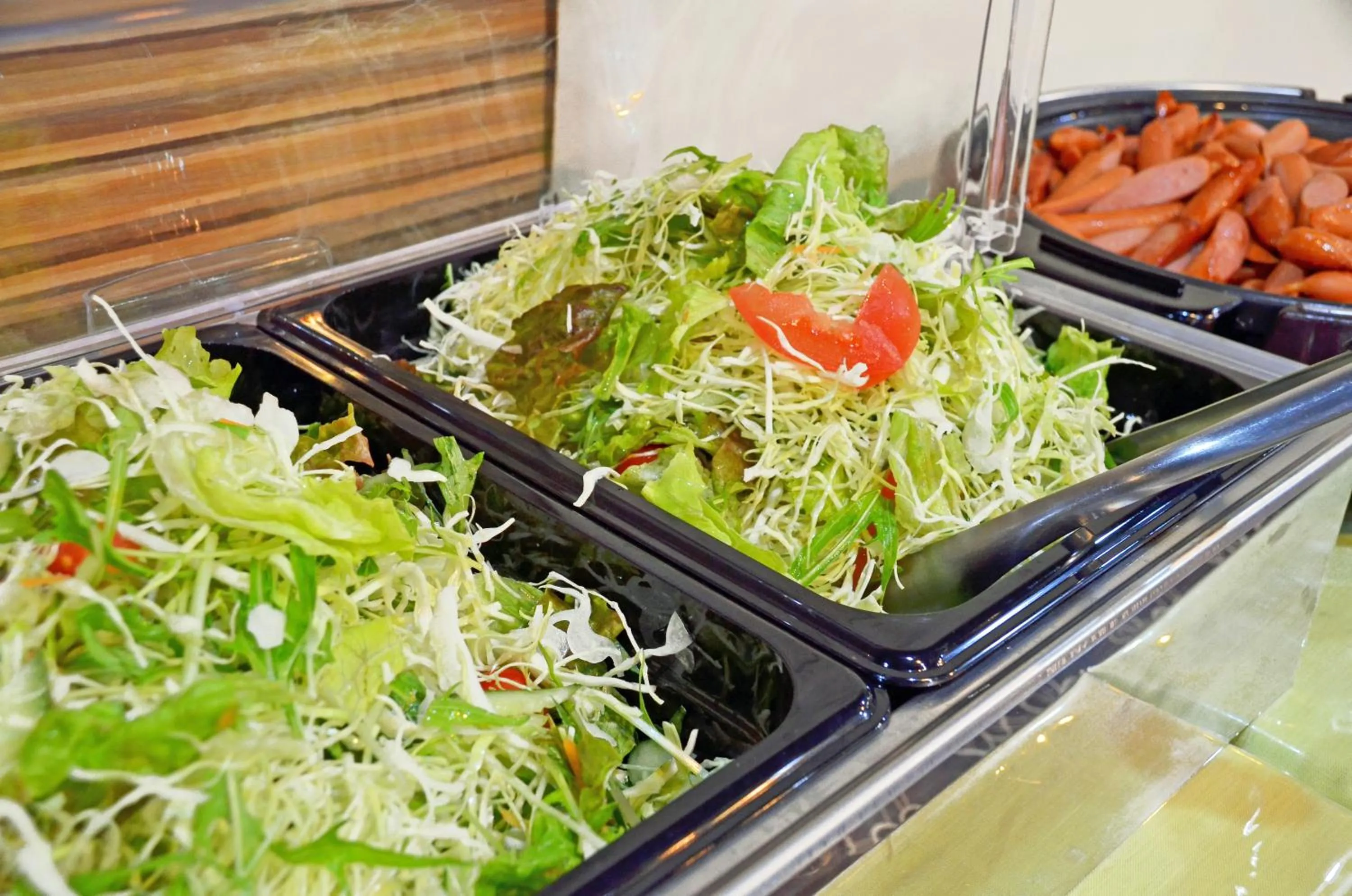 Buffet breakfast in Omura Central Hotel