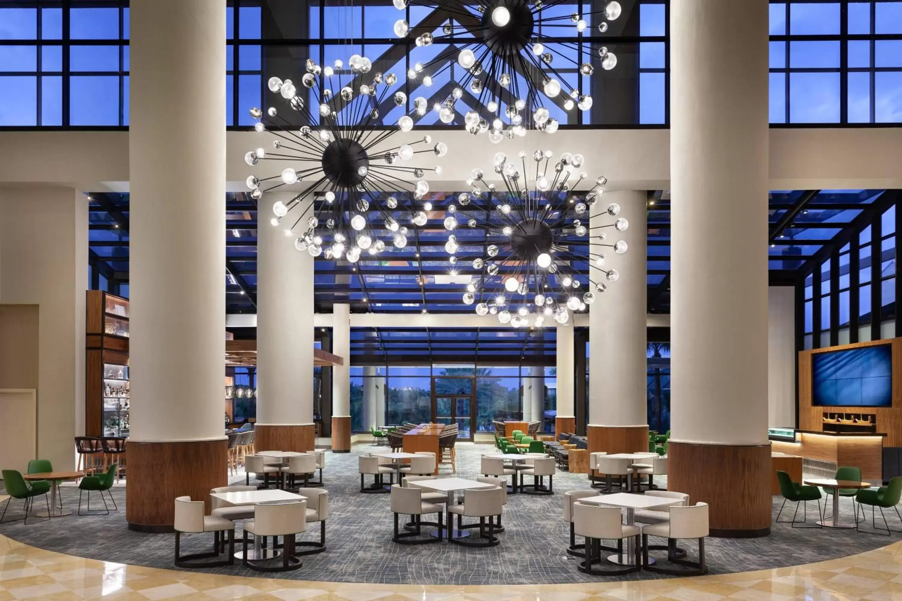 Lobby or reception, Restaurant/Places to Eat in Orlando World Center Marriott