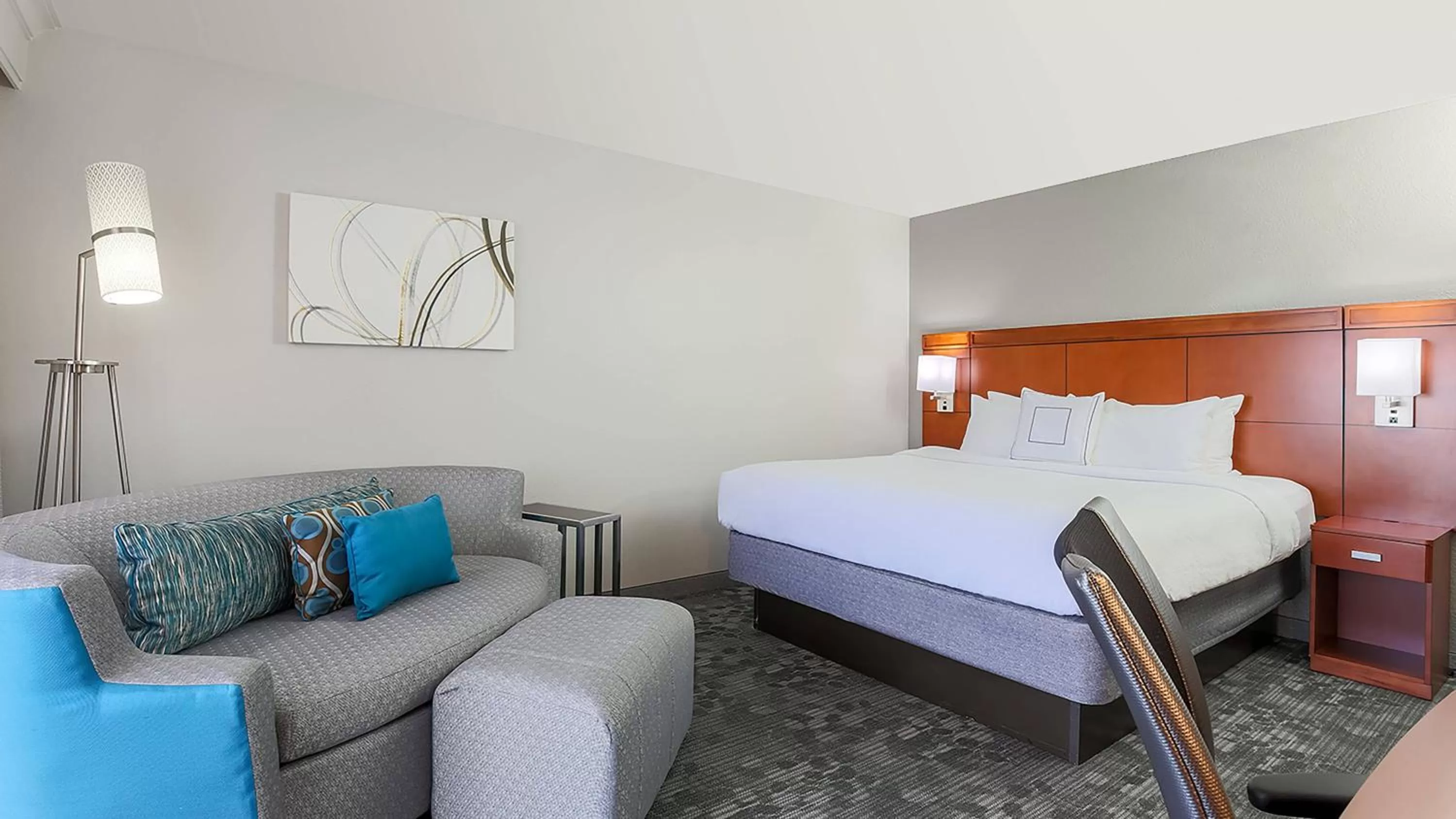 Bedroom, Bed in Courtyard by Marriott Monroe Airport