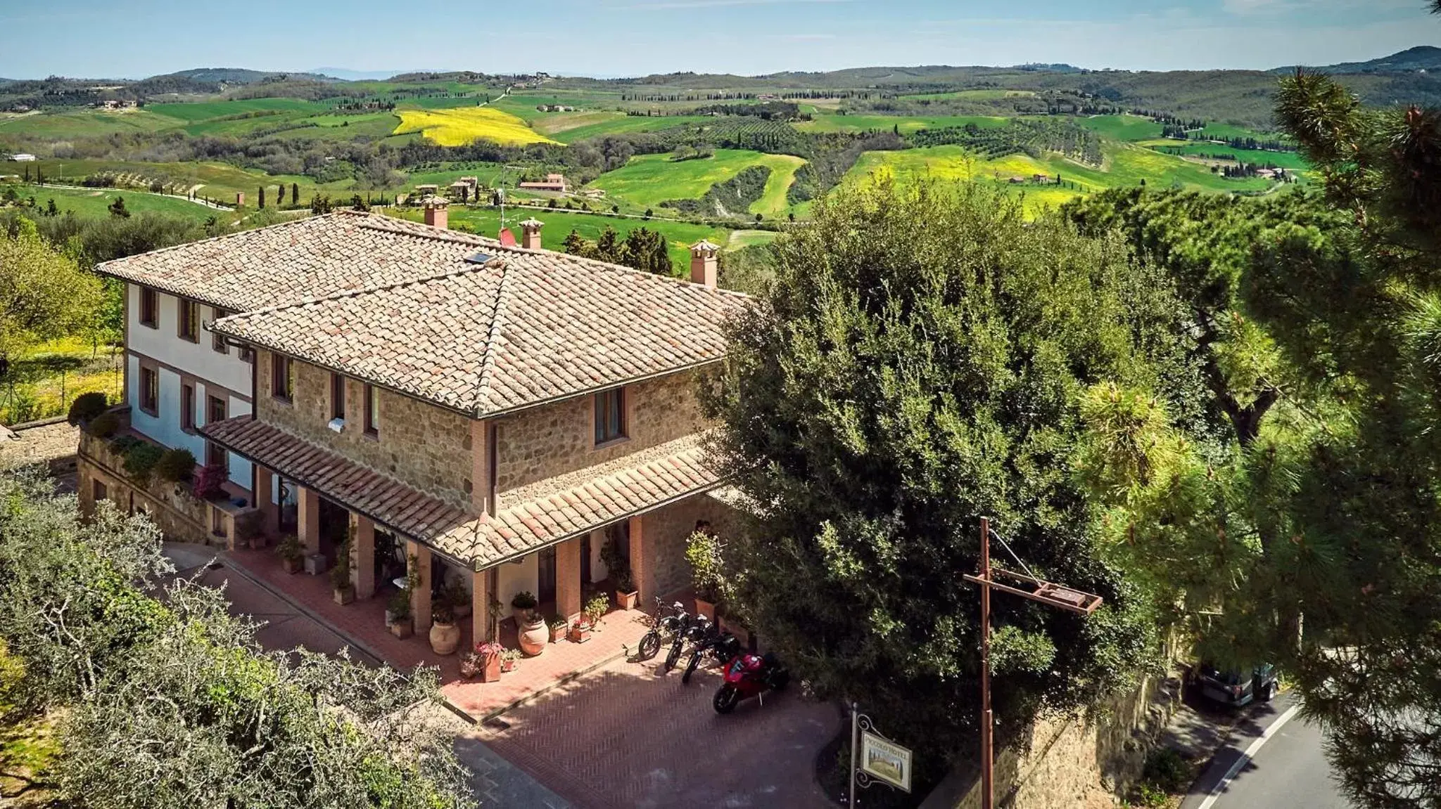 Bird's-eye View in Piccolo Hotel La Valle