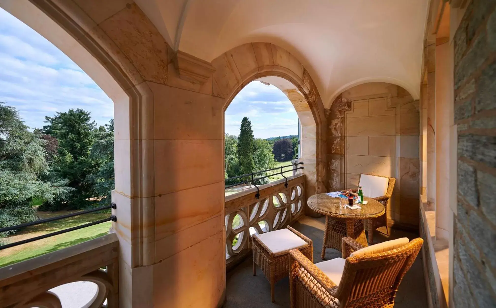 Balcony/Terrace in Schlosshotel Kronberg - Hotel Frankfurt
