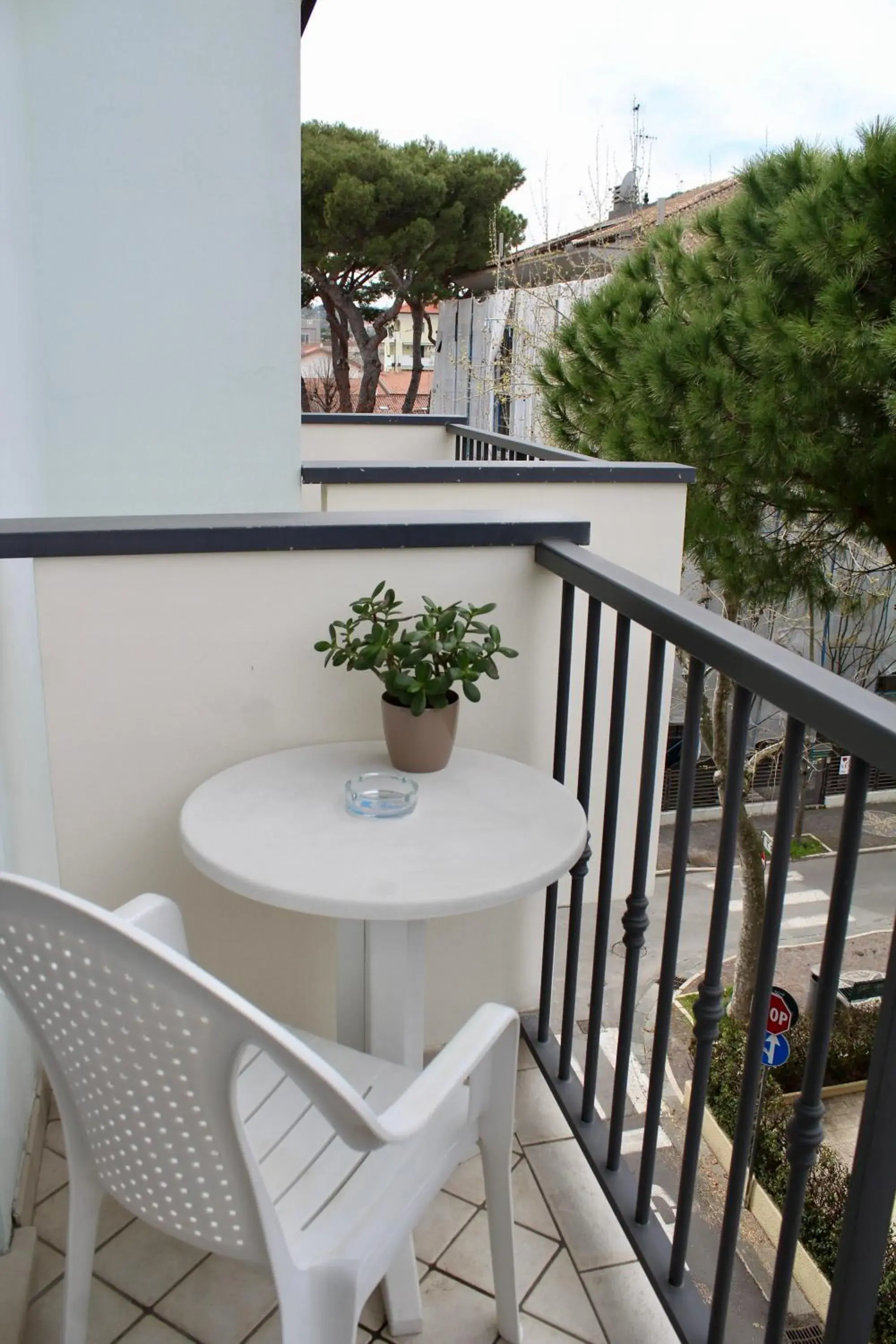 Balcony/Terrace in Hotel Adigrat Riccione con Ristorante