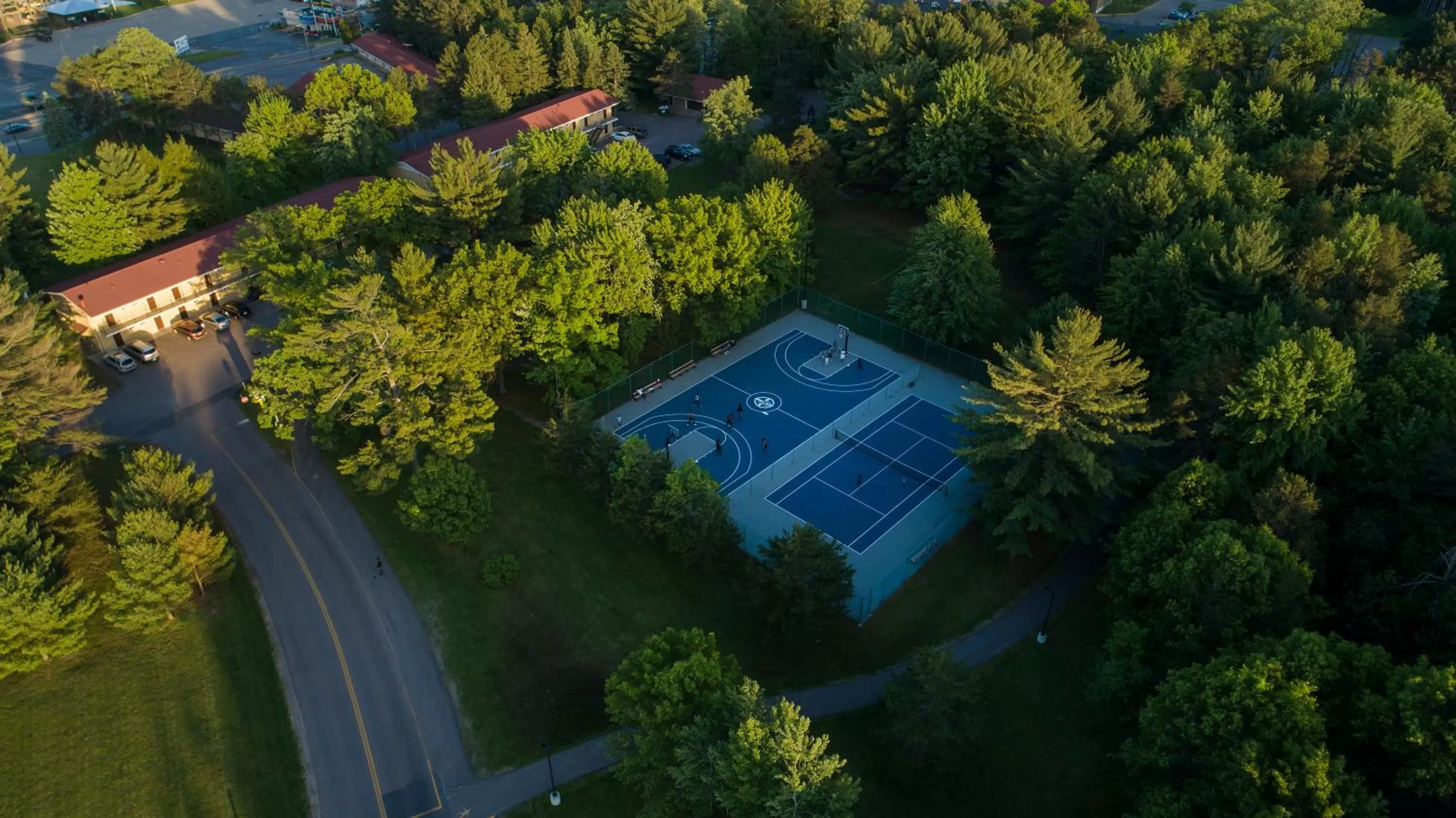 Tennis court in MT. OLYMPUS WATER PARK AND THEME PARK RESORT