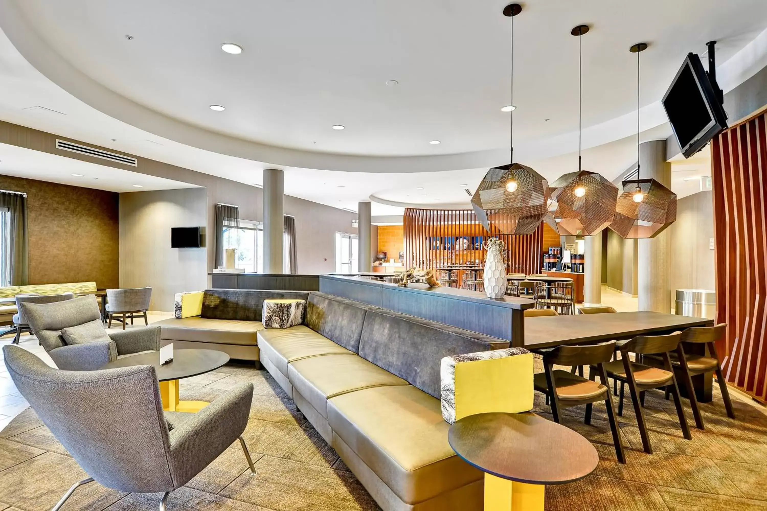Lobby or reception, Lounge/Bar in SpringHill Suites By Marriott Columbia Fort Meade Area