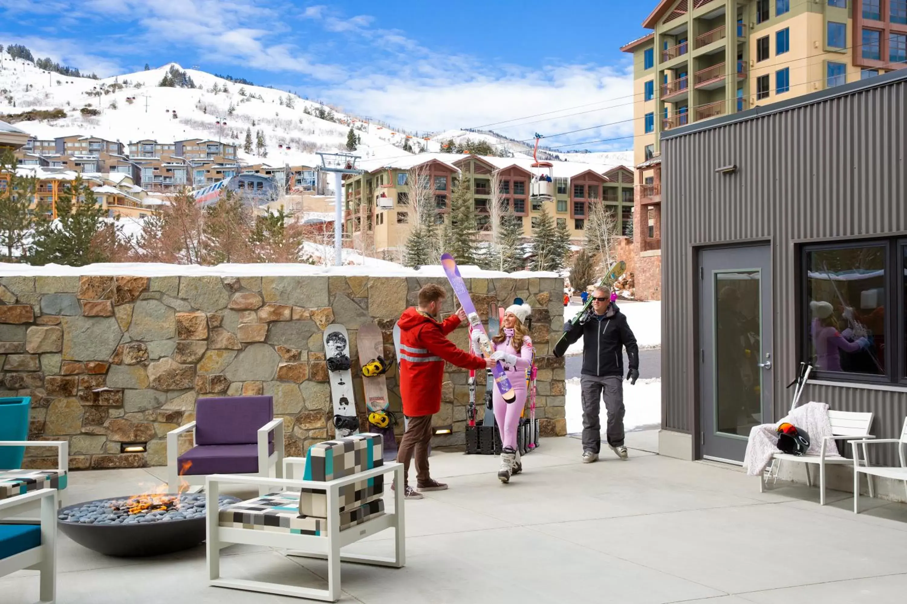 People in YOTELPAD Park City