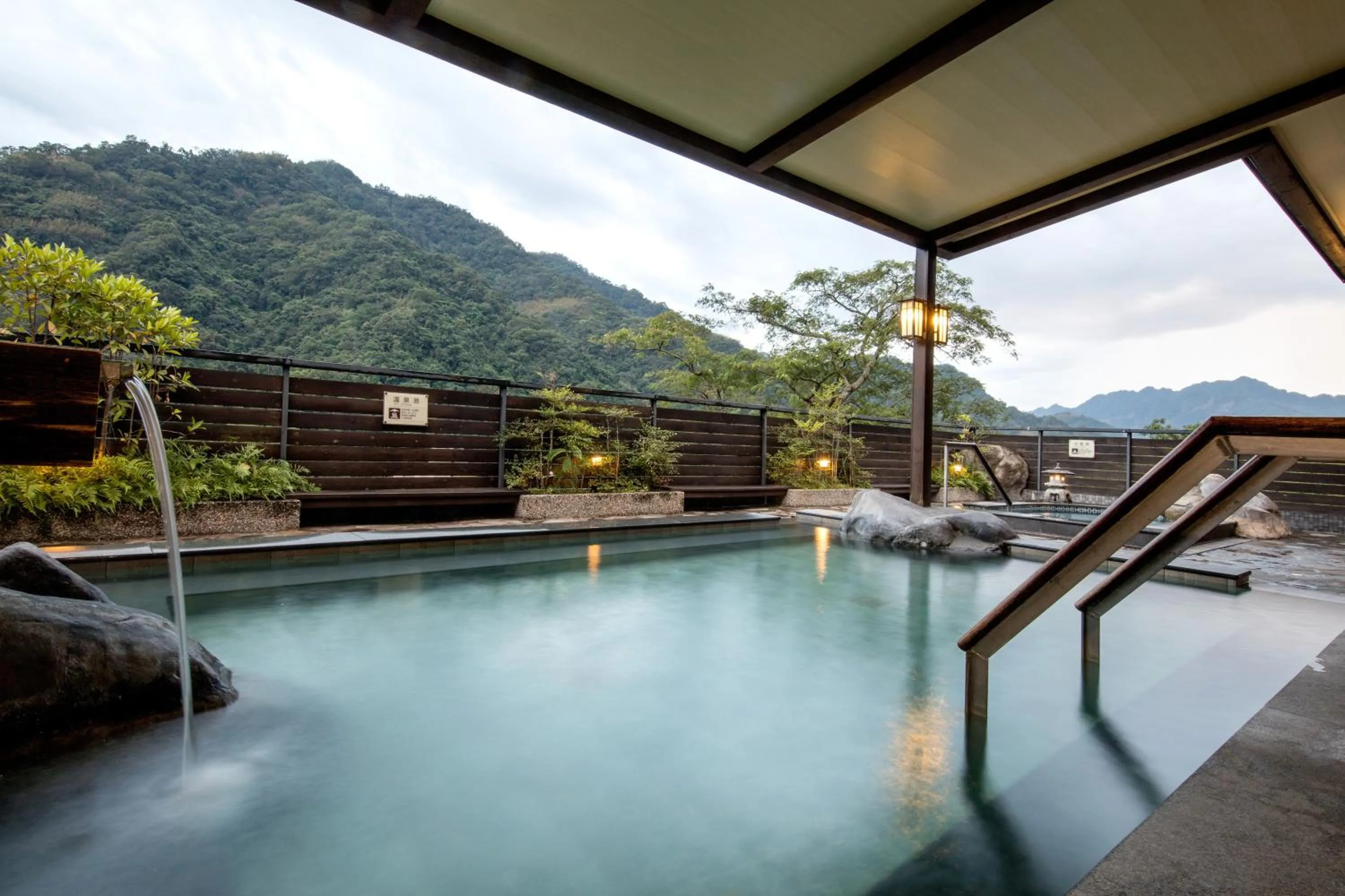 Hot Spring Bath in Great Roots Forestry Spa Resort