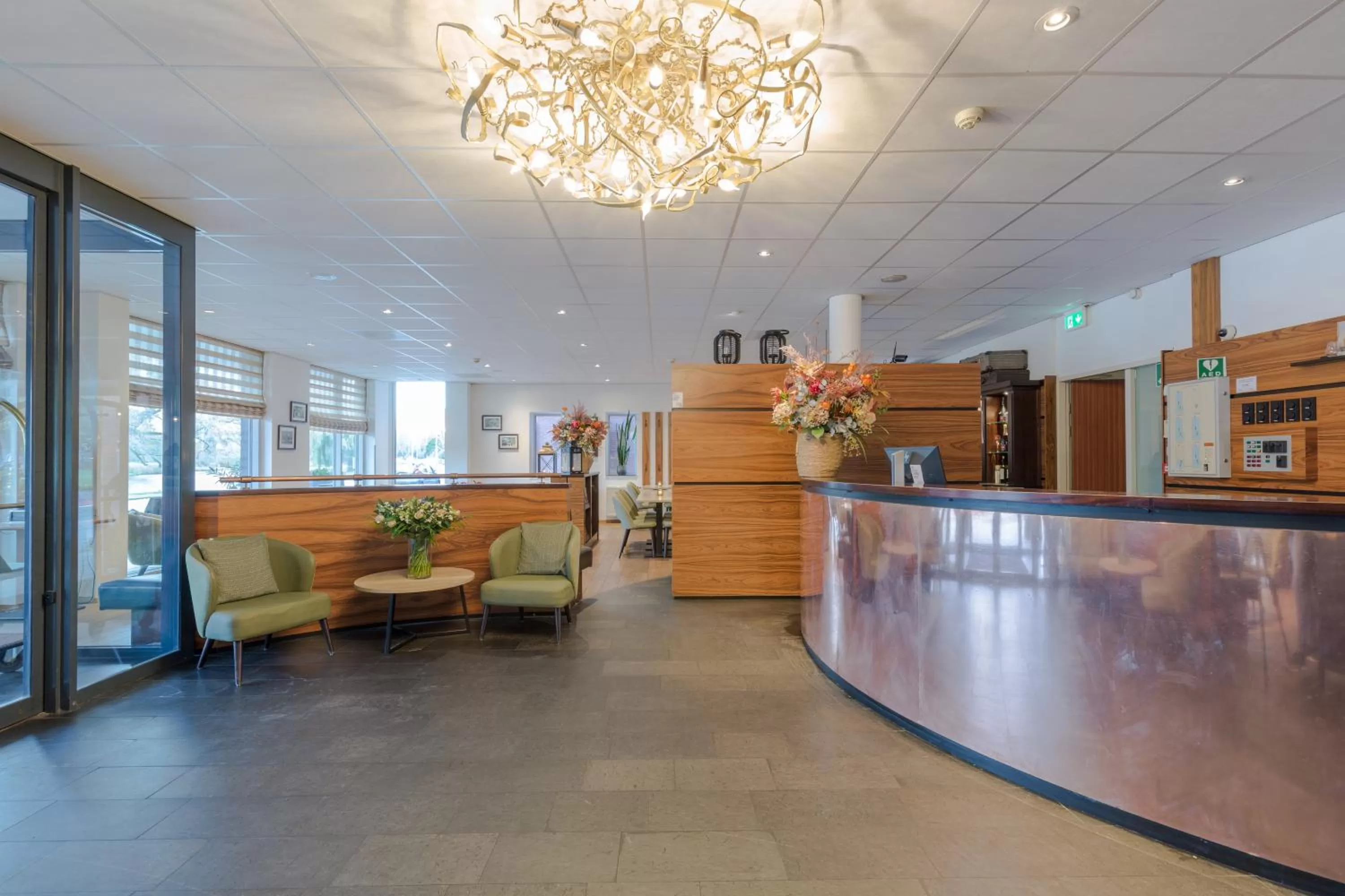 Lobby or reception in Amrâth Hotel Alkmaar