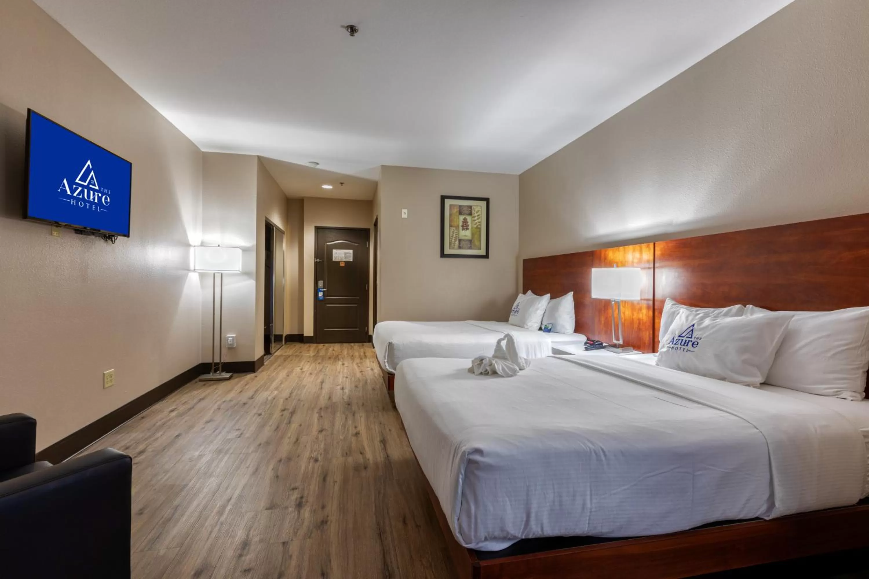 Bed in The Azure Hotel