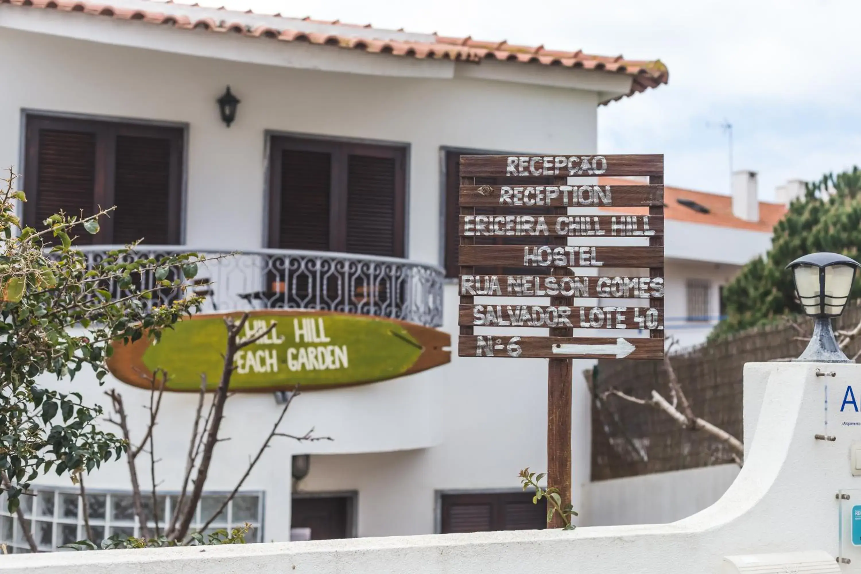 Facade/entrance in Ericeira Chill Hill Hostel & Private Rooms - Peach Garden