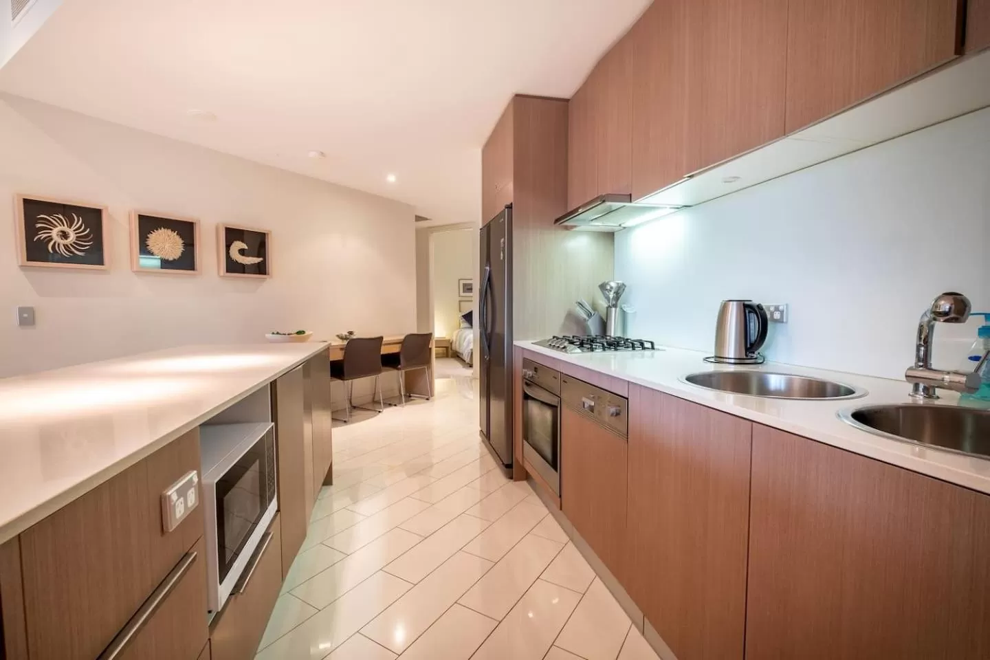 kitchen in Peppers Balé Luxury Beach Accommodation Kingscliff - privately let