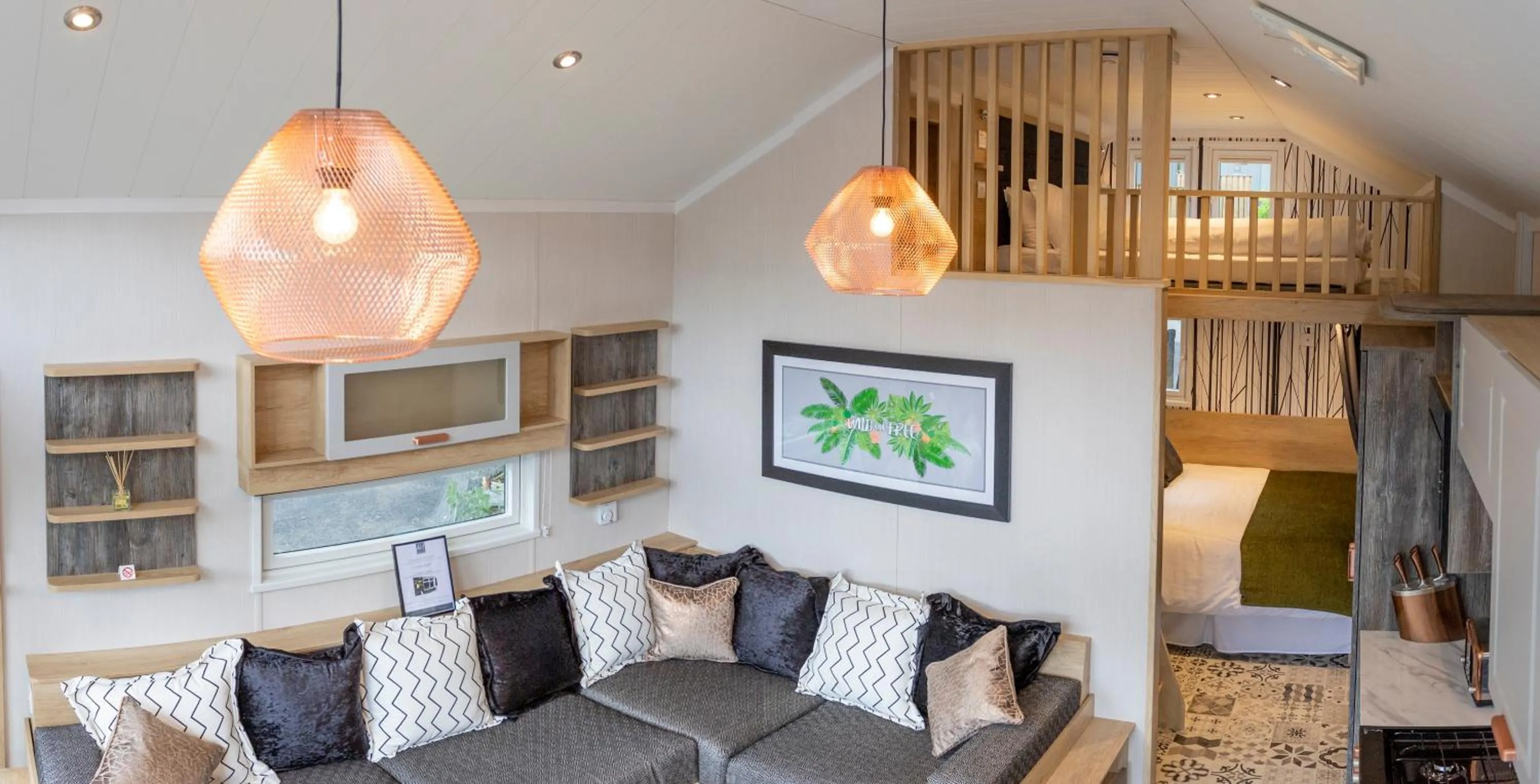 Seating area in Aberdunant Hall