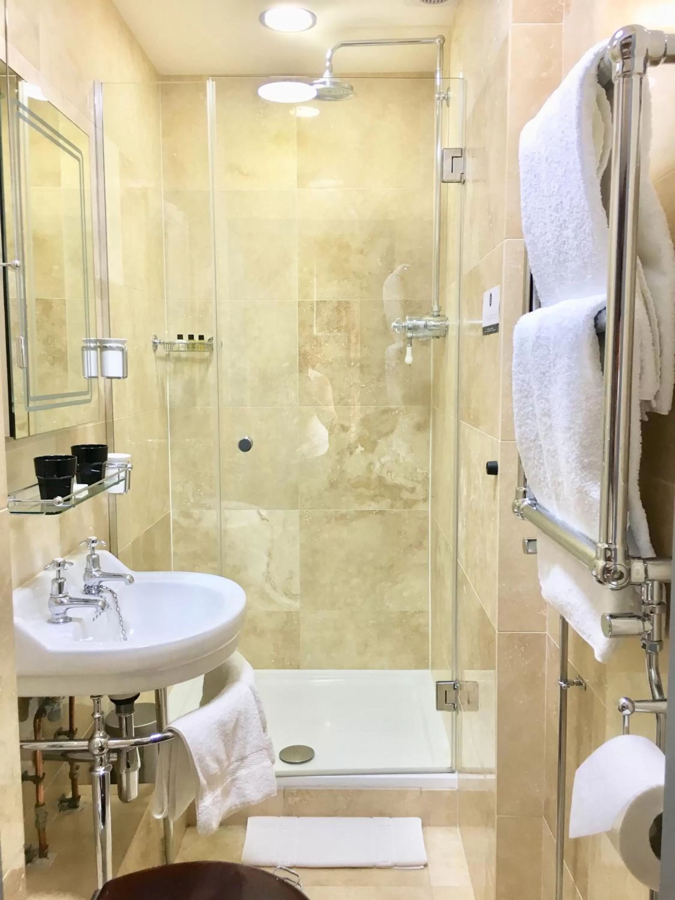 Shower in The Black Hole