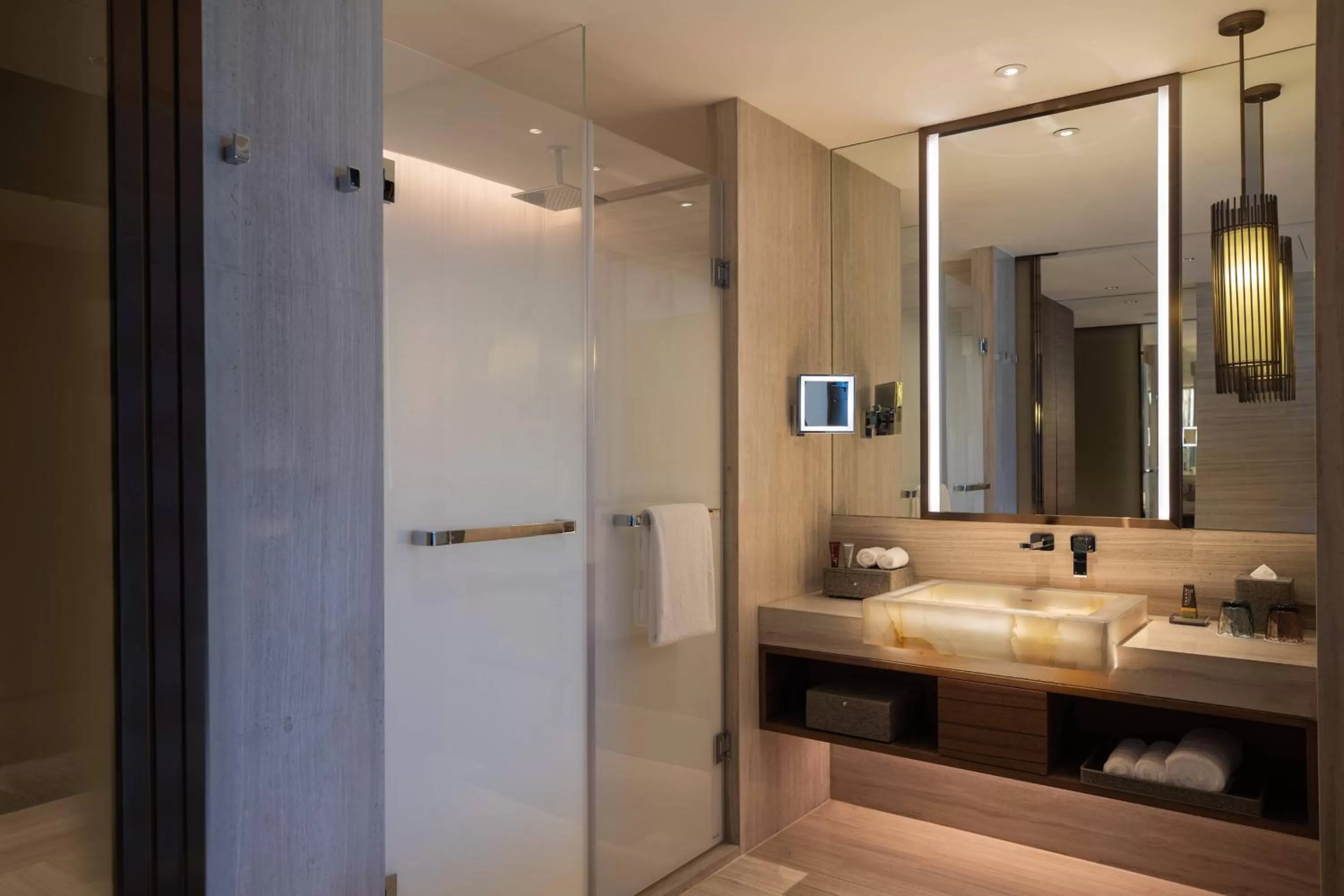 Bathroom in Beijing Marriott Hotel Changping