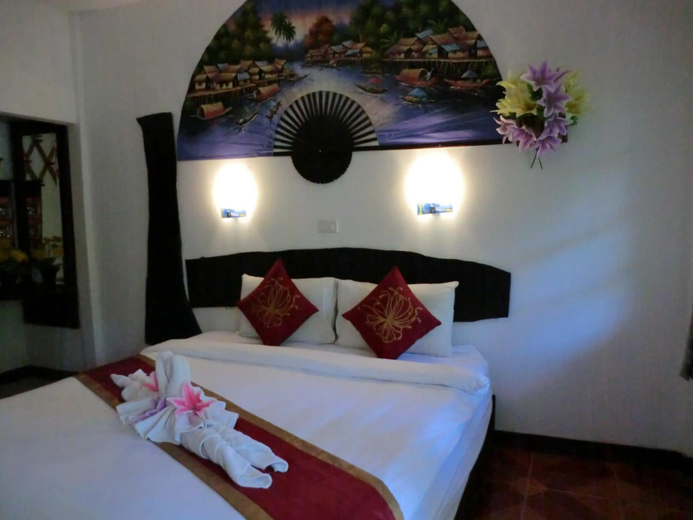 Bed in The Krabi Forest Homestay