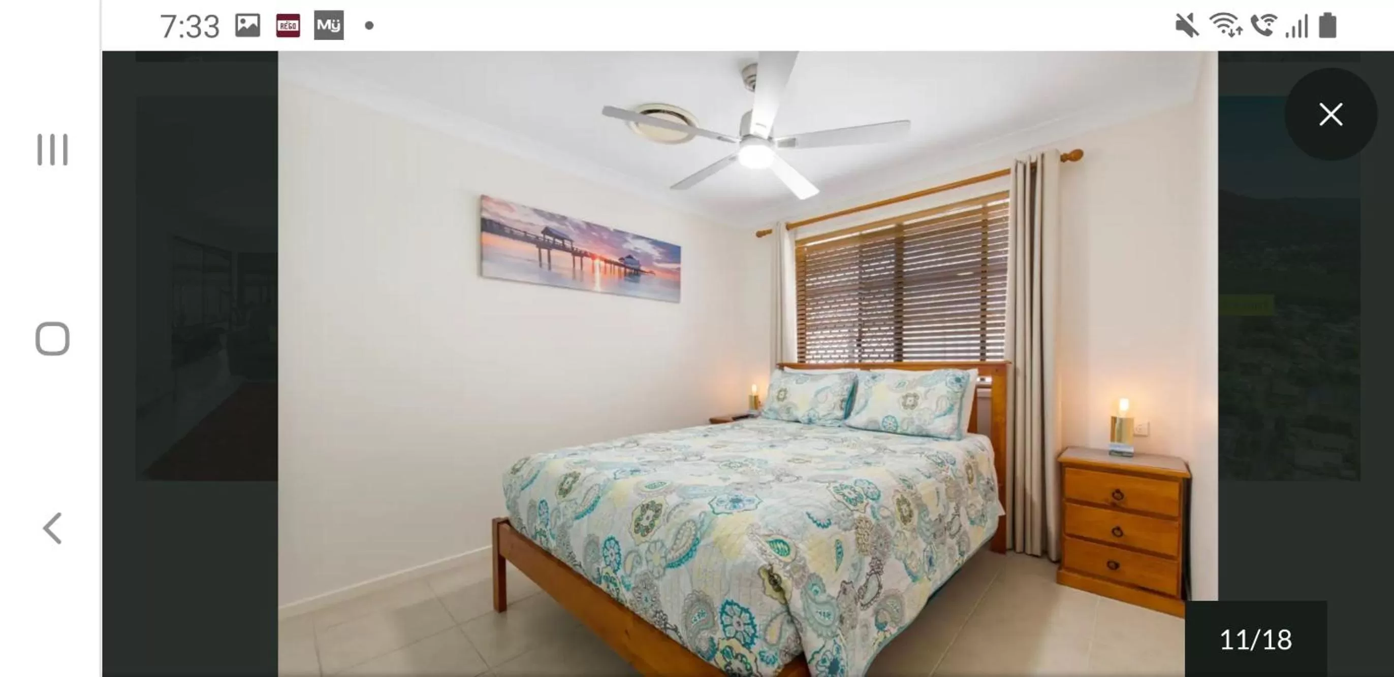 Bed in Jen's Getaway