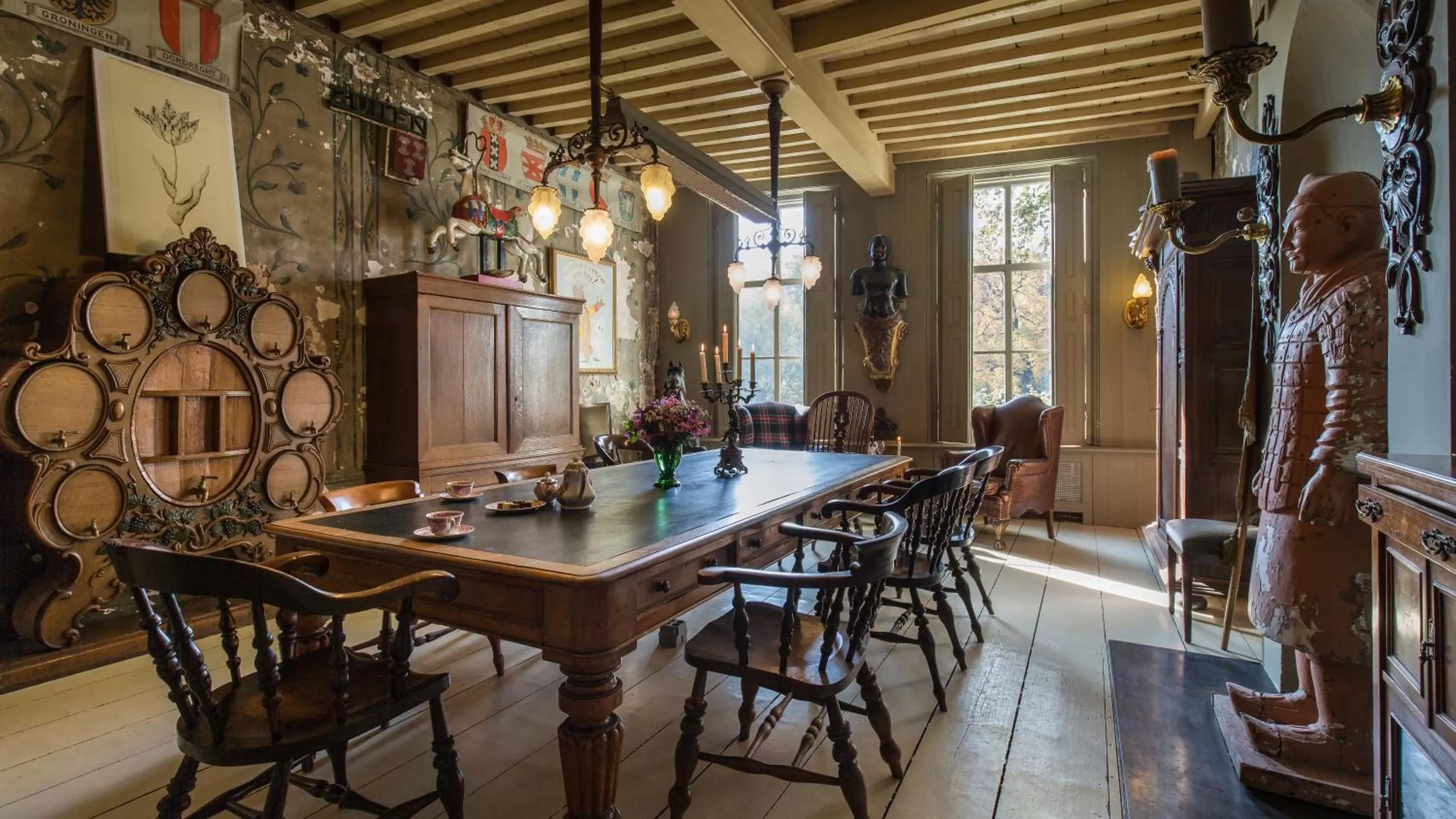 Decorative detail in Logement Swaenenvecht