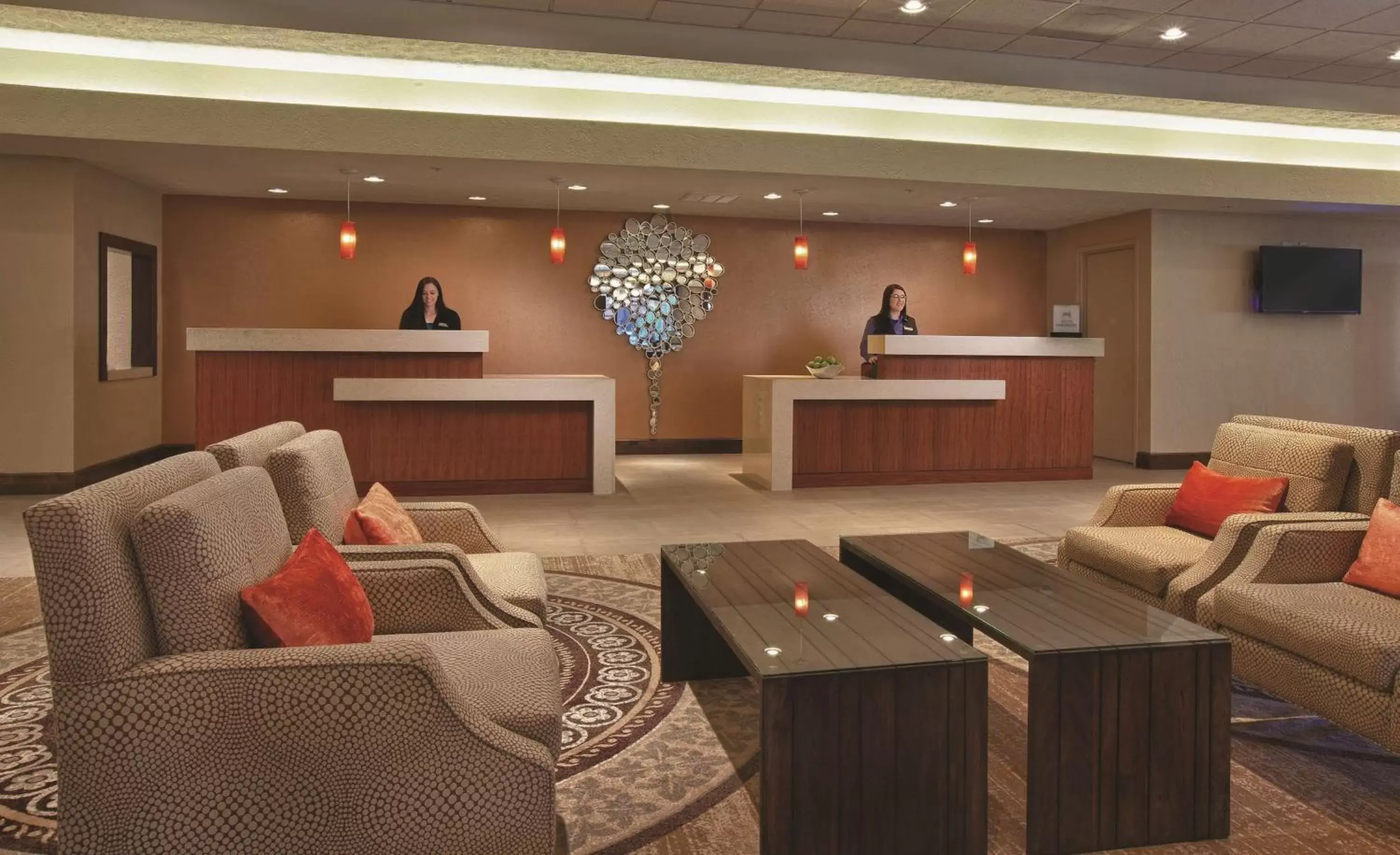 Lobby or reception in Hilton Concord Lobby or reception in Hilton Concord