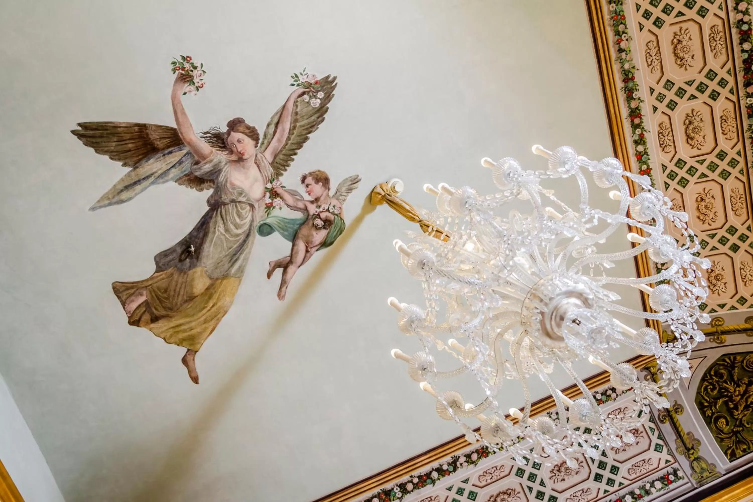 Decorative detail in Eurostars Centrale Palace Hotel