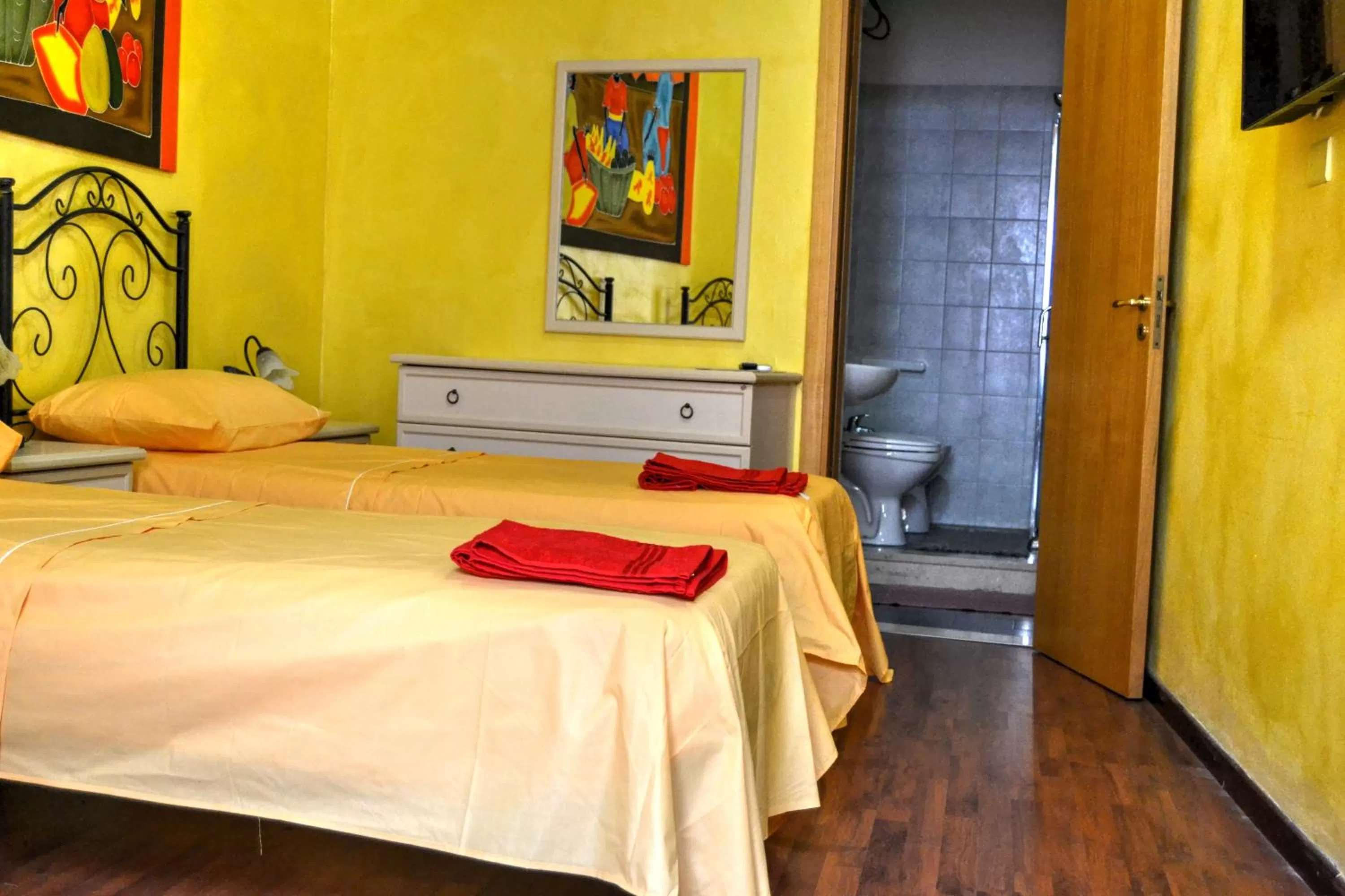 Shower, Bed in B&B La Corte Lecce
