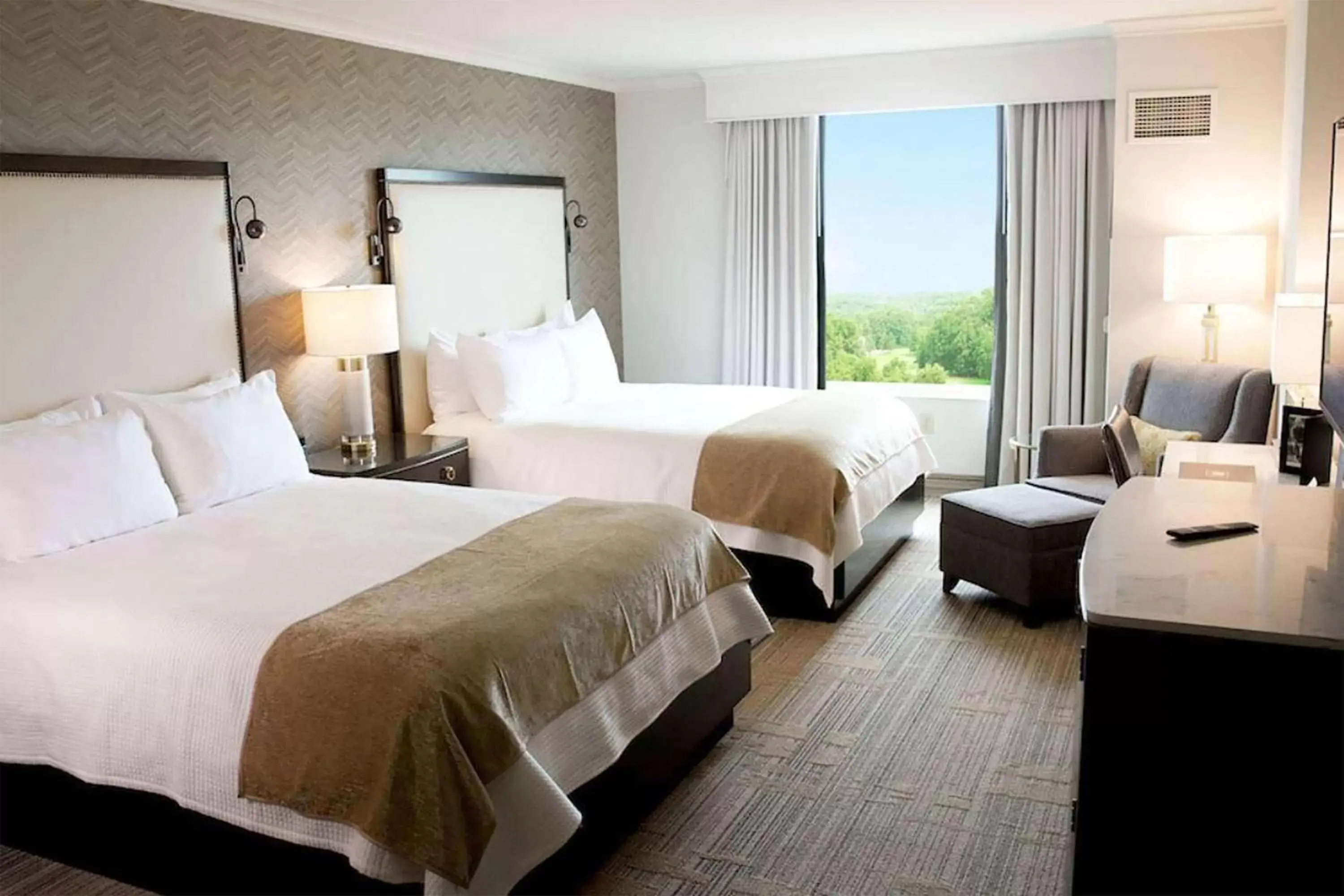 Bed in Grandover Resort & Spa, a Wyndham Grand Hotel