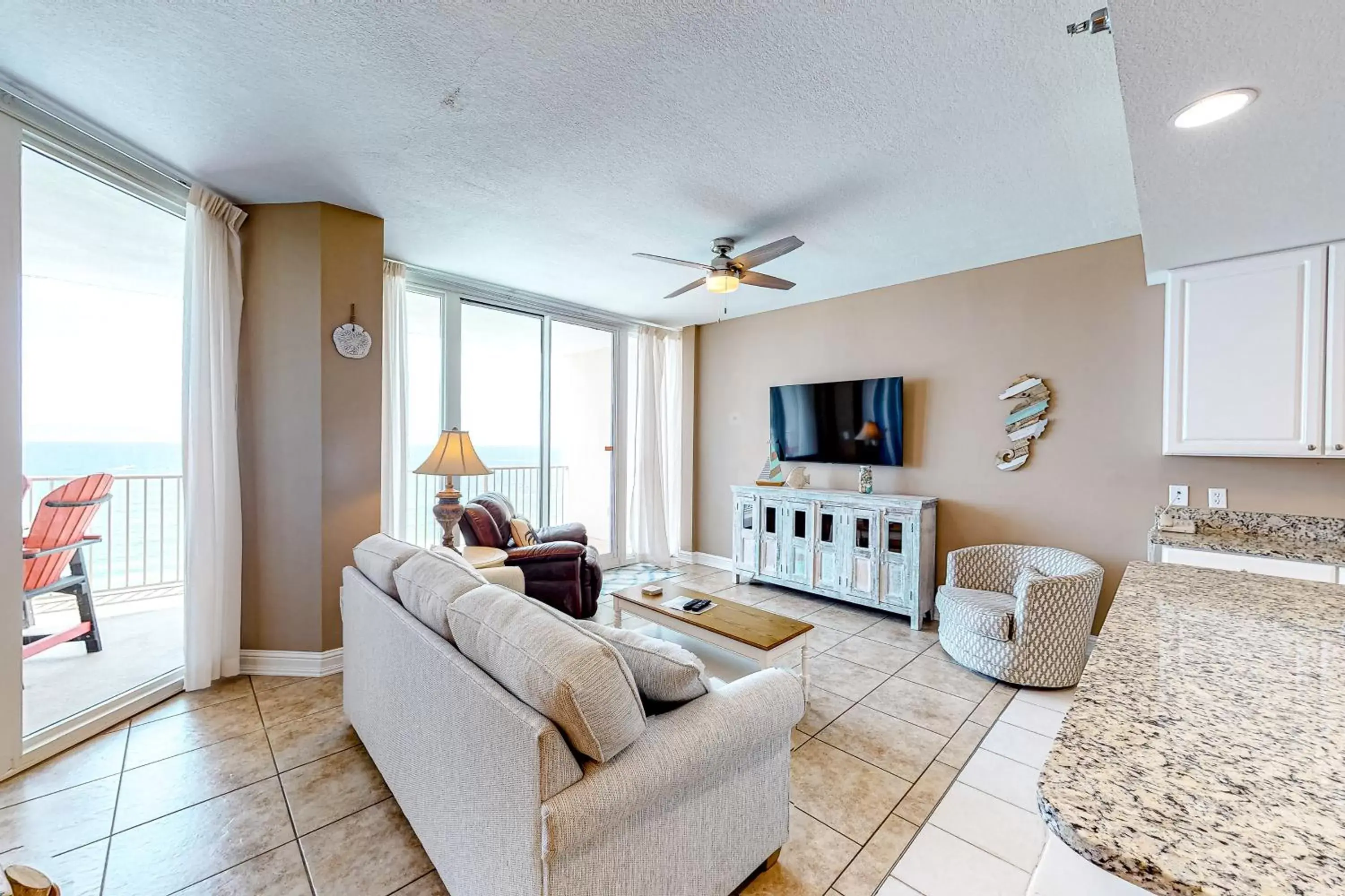 Seating Area in Lighthouse Condominiums IV