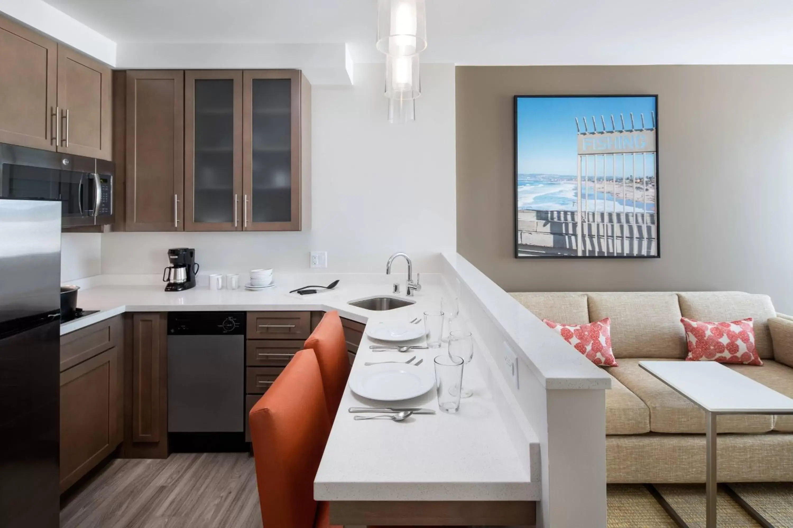 Kitchen or kitchenette, Kitchen/Kitchenette in Residence Inn by Marriott San Diego Downtown/Bayfront