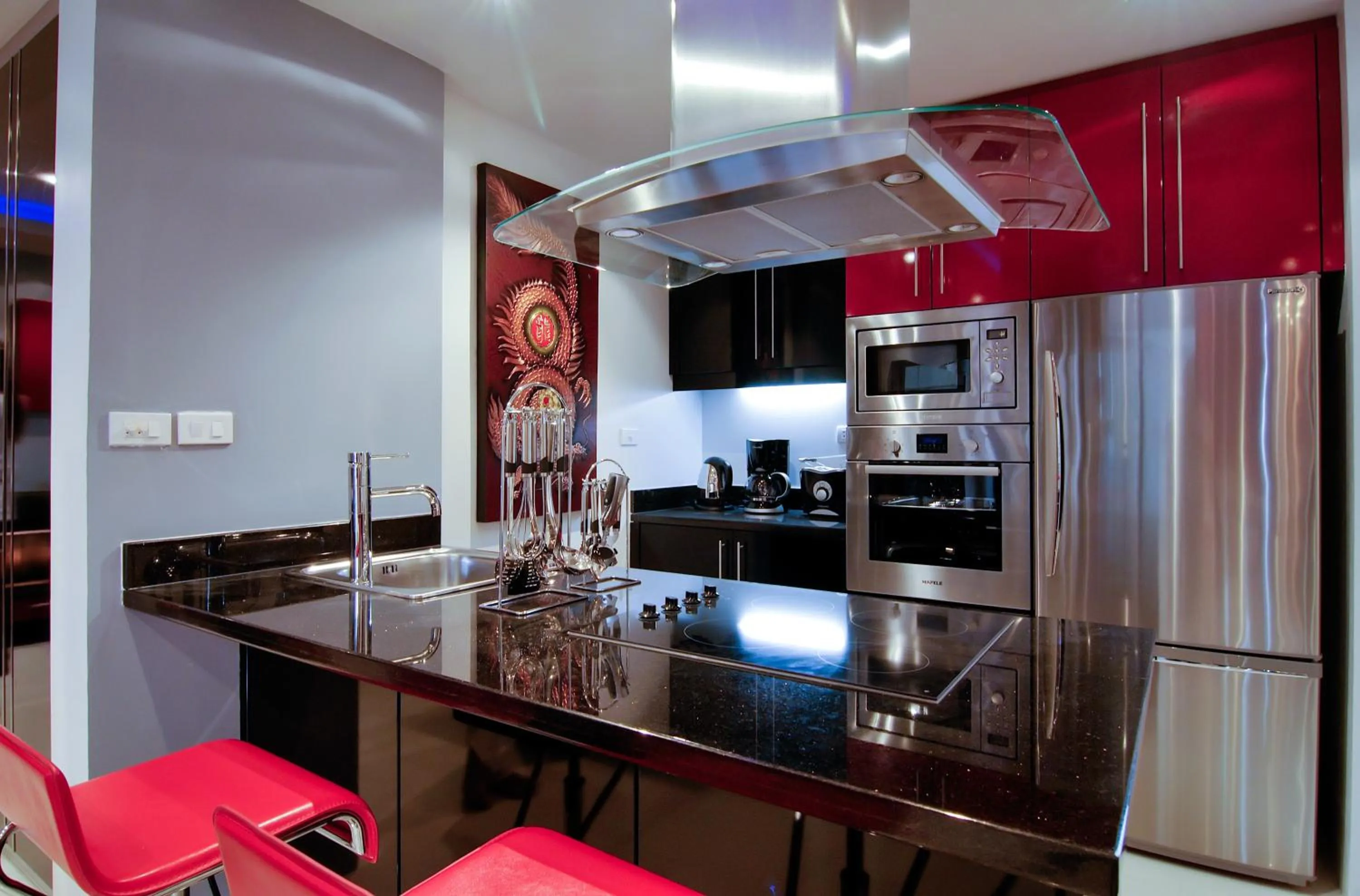 Kitchen or kitchenette in Absolute Bangla Suites