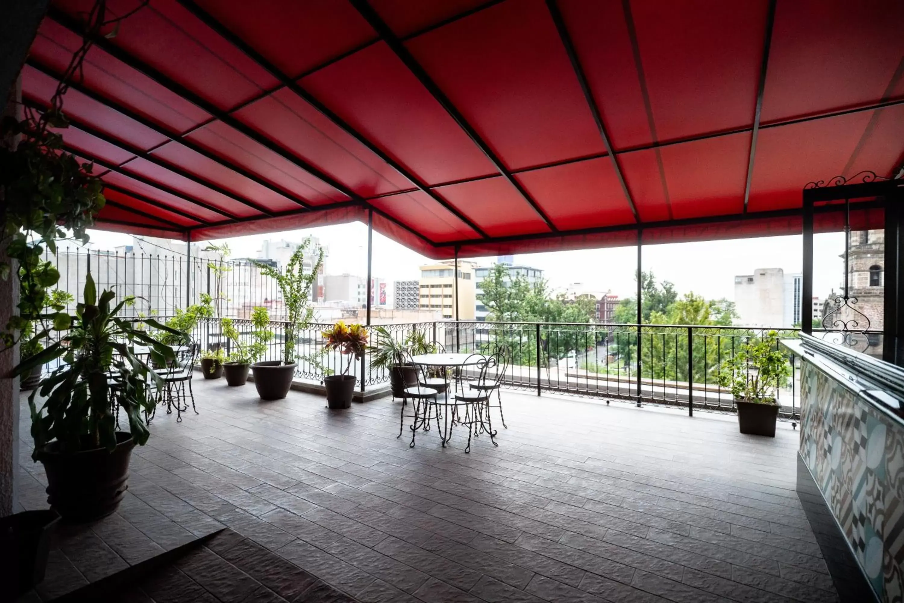 Balcony/Terrace in Hotel Santiago De Compostela - Guadalajara Centro Historico