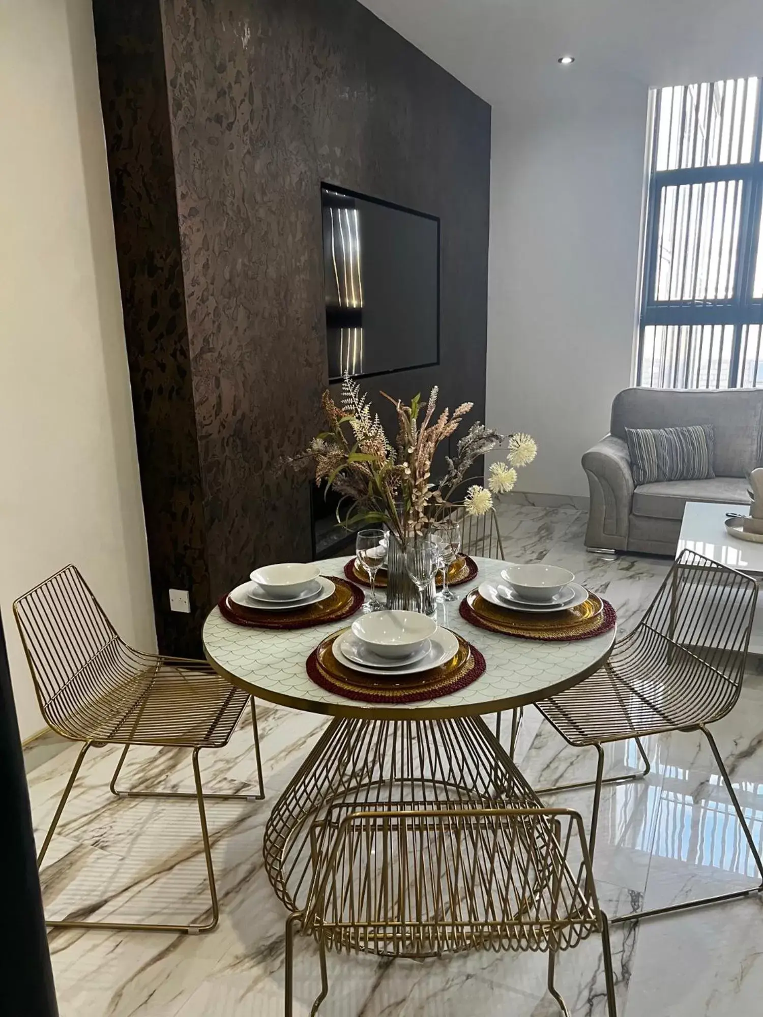 Dining Area in Fletcher Apartments