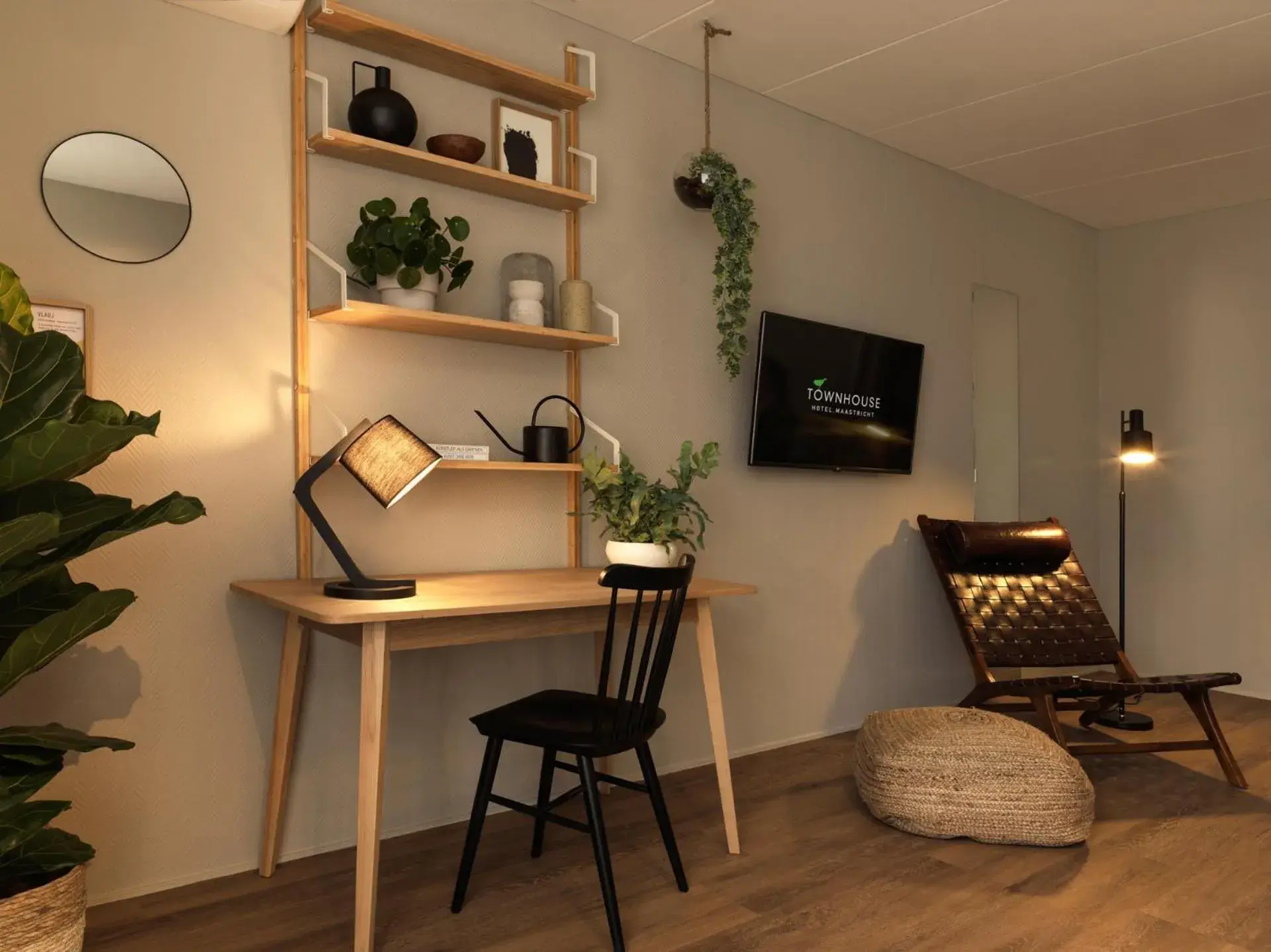 Bedroom, Seating Area in Townhouse Apartments Maastricht