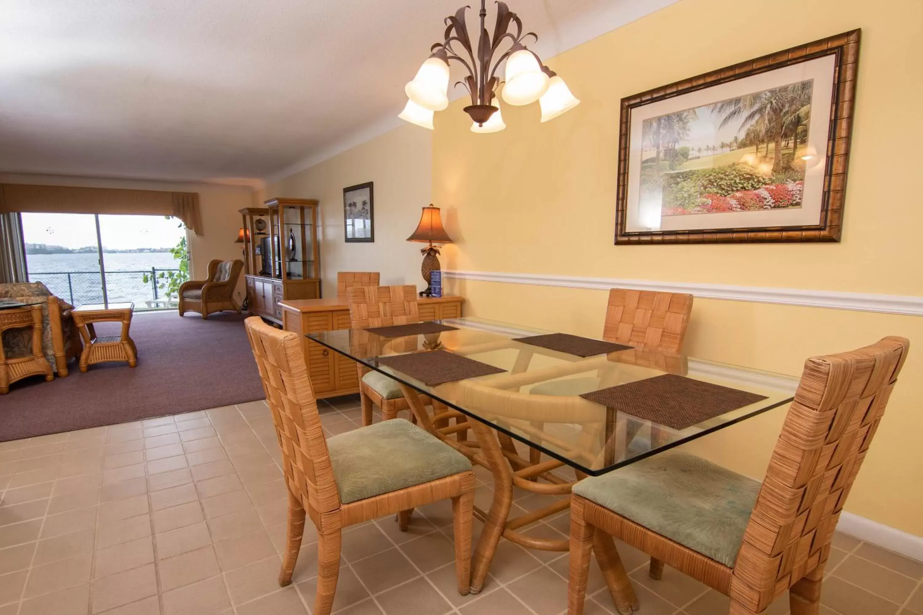 Dining Area in Palm Beach Waterfront Condos - Full Kitchens!