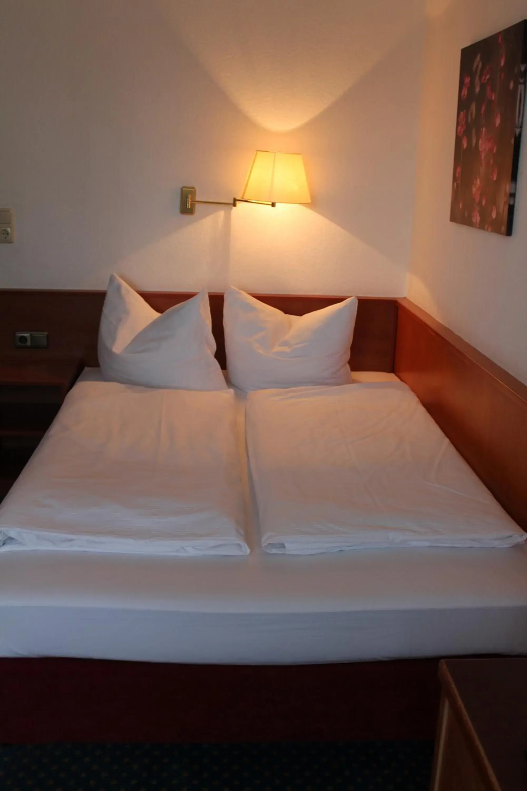 Economy Double Room in Hotel Restaurant Seegarten Quickborn