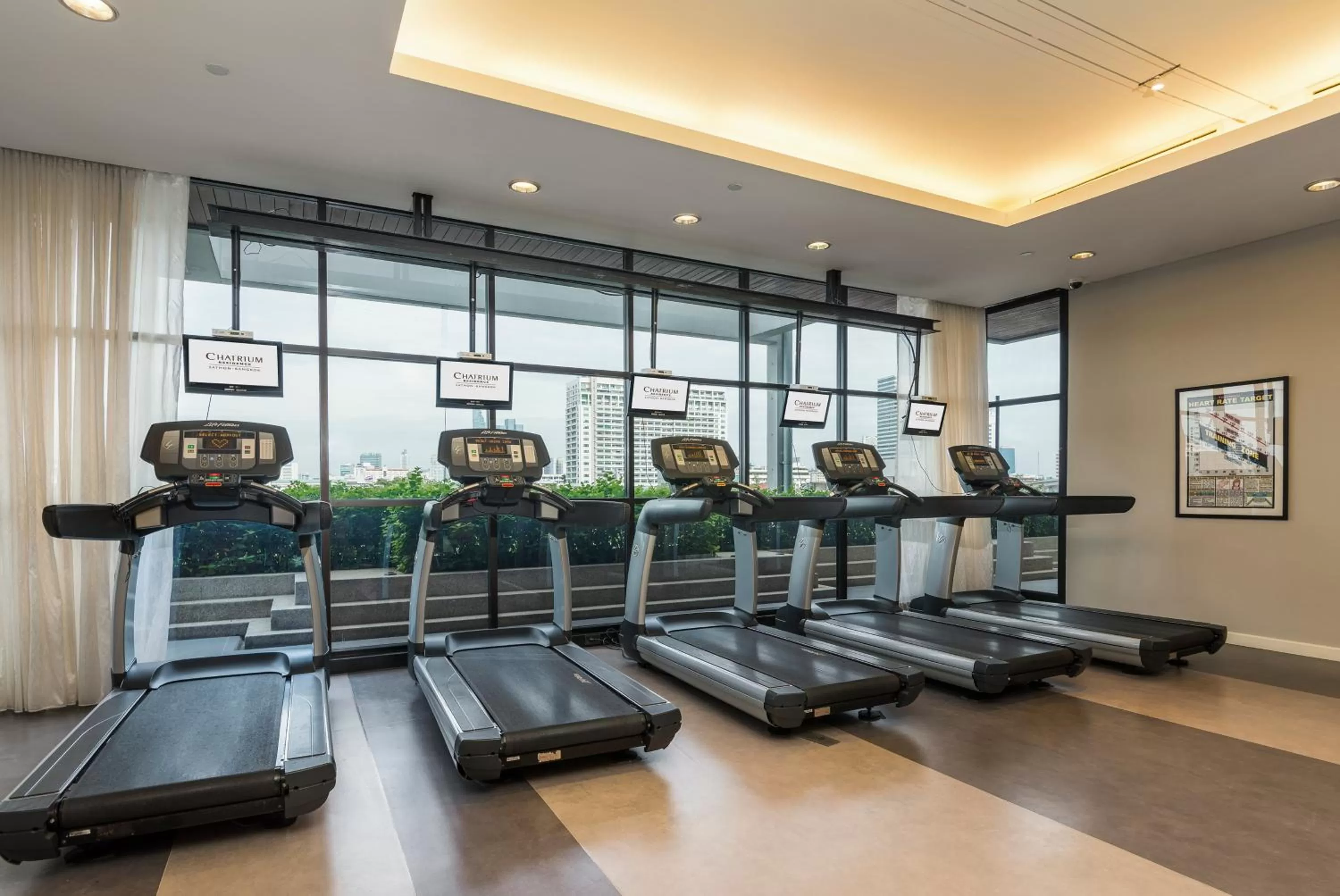 Fitness centre/facilities in Chatrium Sathon Bangkok