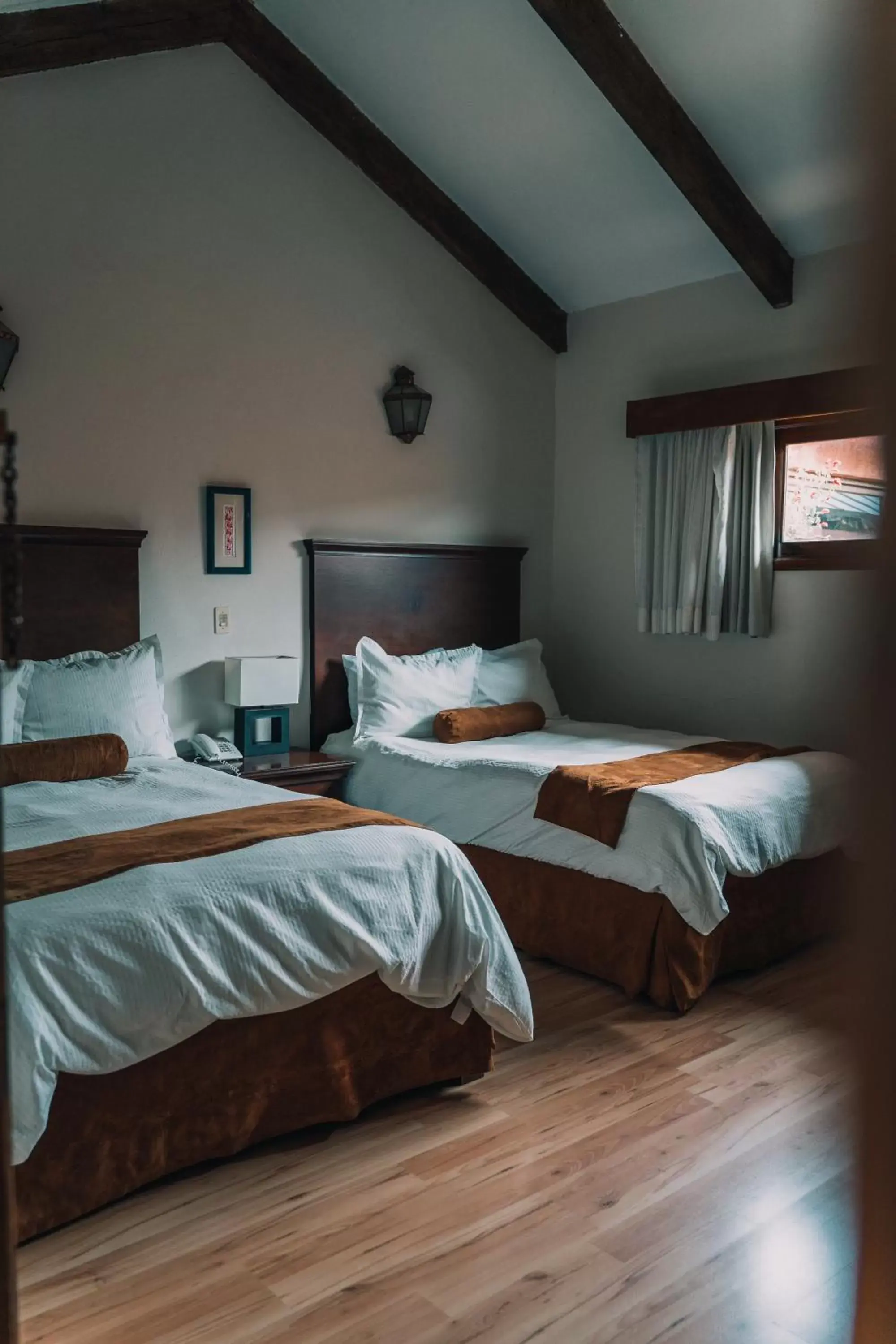Bed in Hotel Casa Mexicana