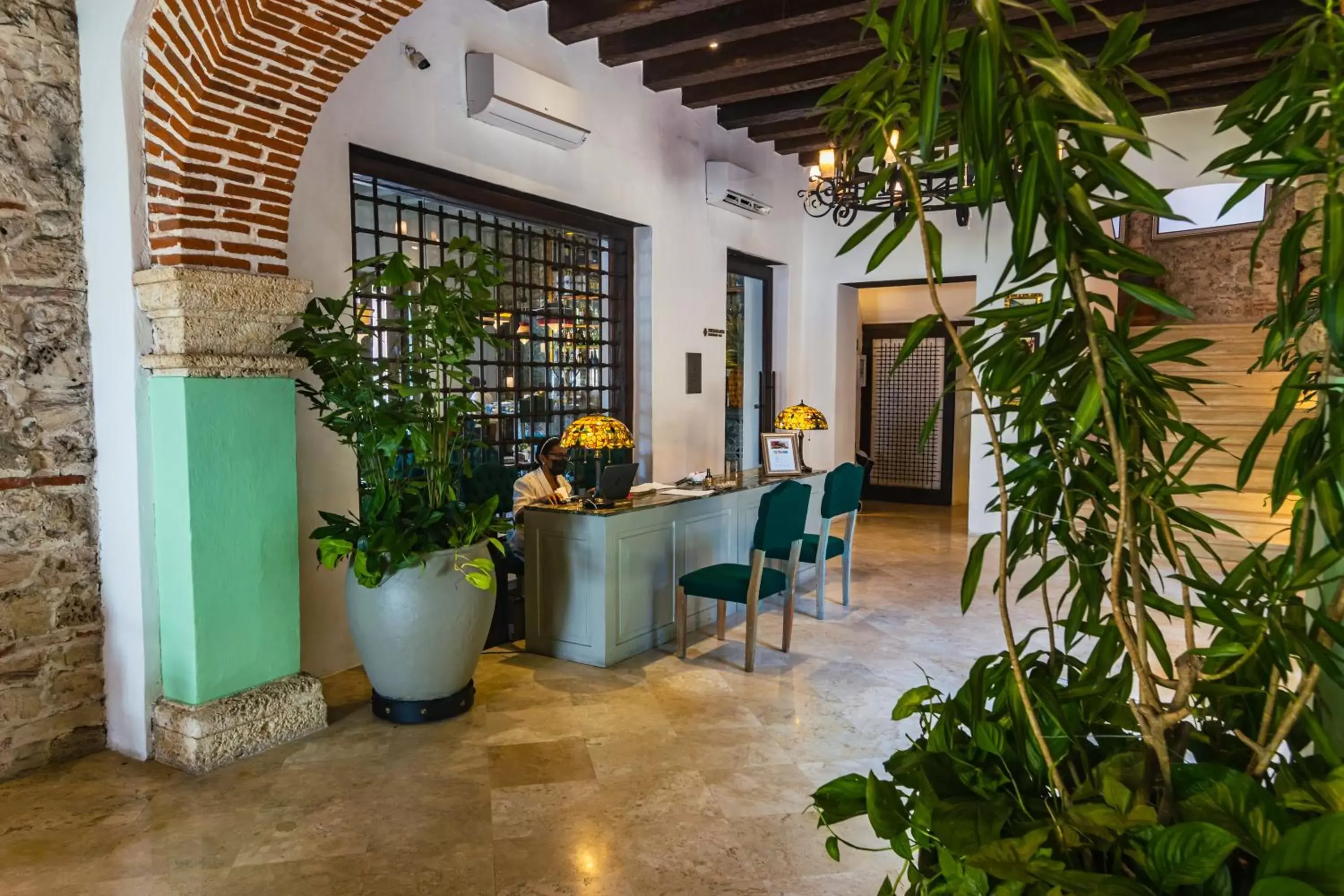 Lobby or reception in Hotel Capellán de Getsemaní