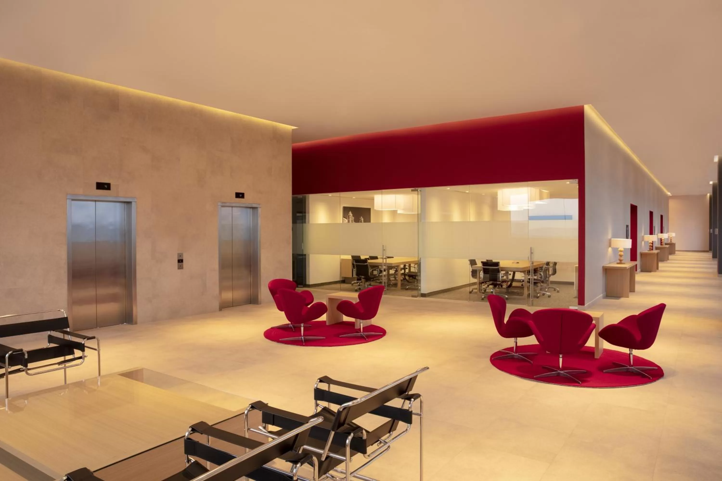 Lobby or reception in Fiesta Inn Parque Puebla