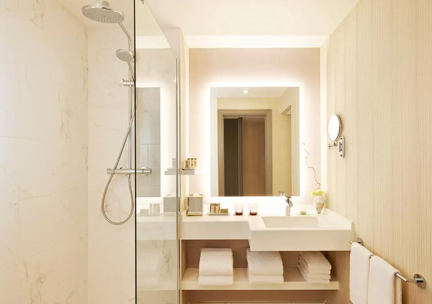 Shower, Bathroom in Renaissance Paris La Defense Hotel