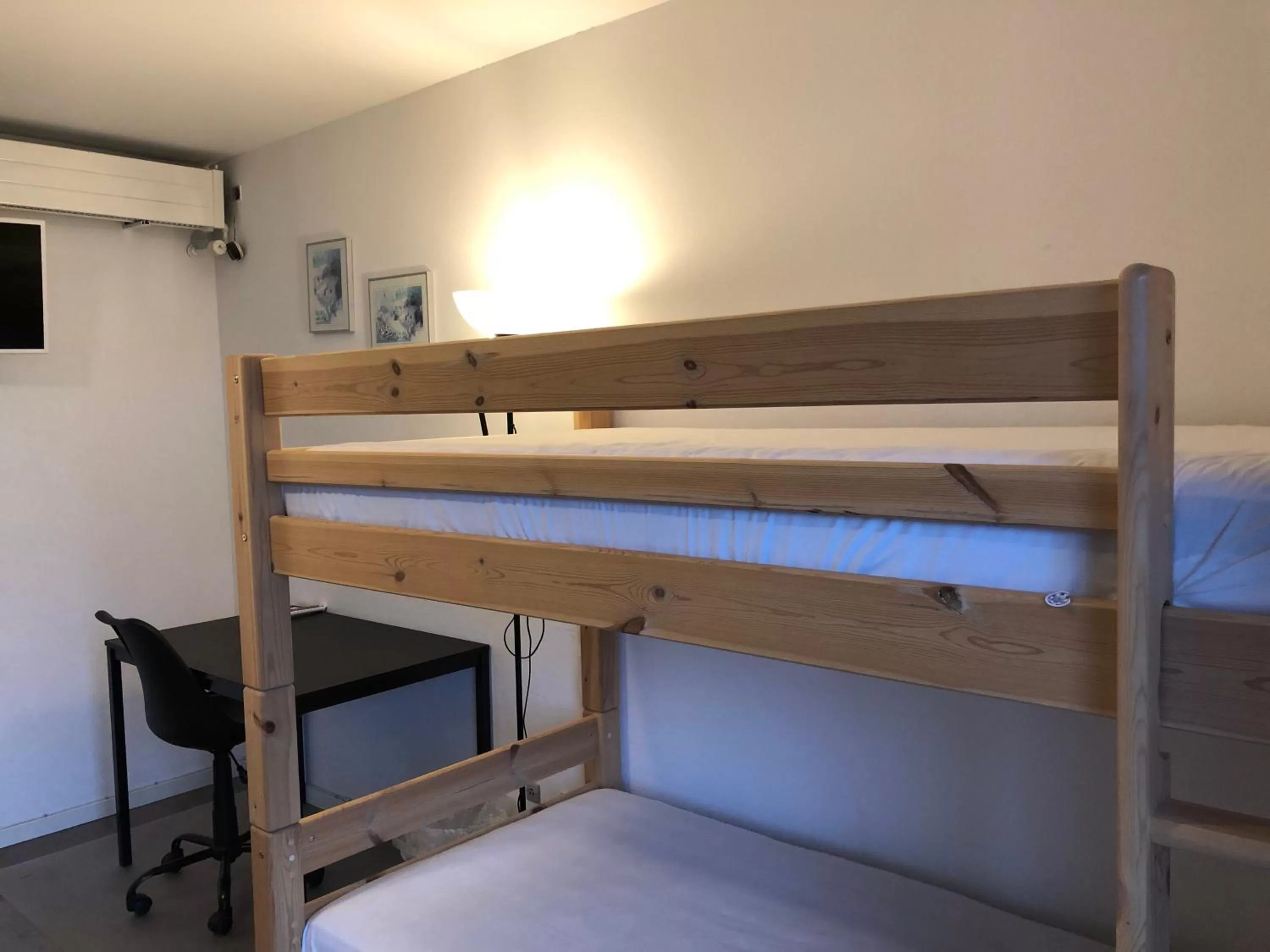 Bed in Hotel Aulum Kro