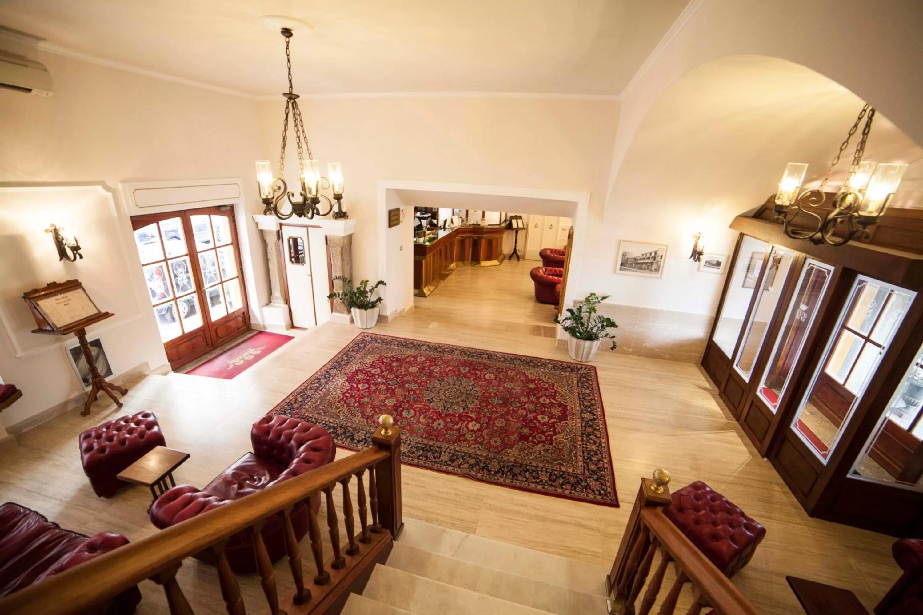 Decorative detail, Bed in Hotel Gran Duca