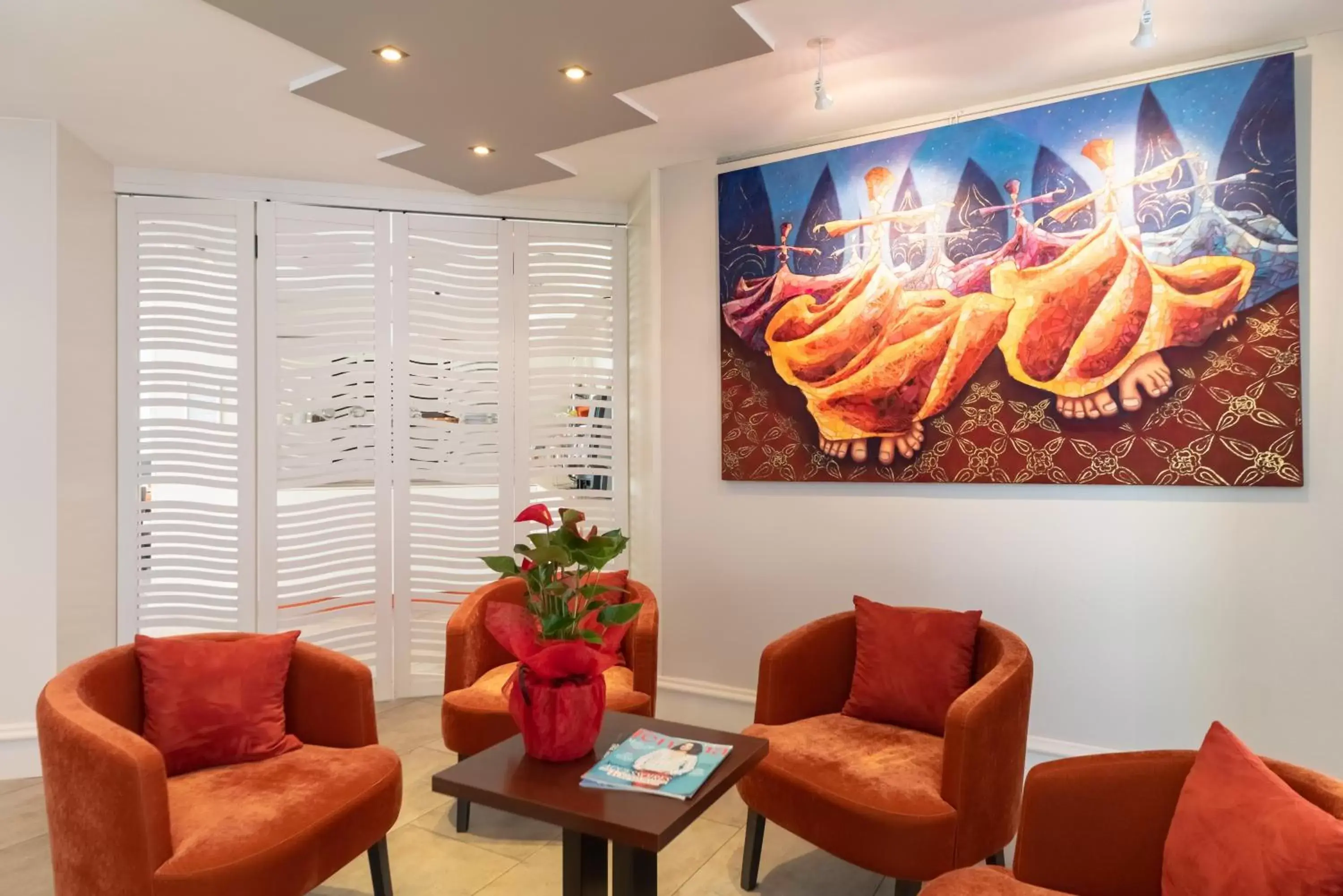 Lobby or reception, Seating Area in Hotel Continental Saint Raphael