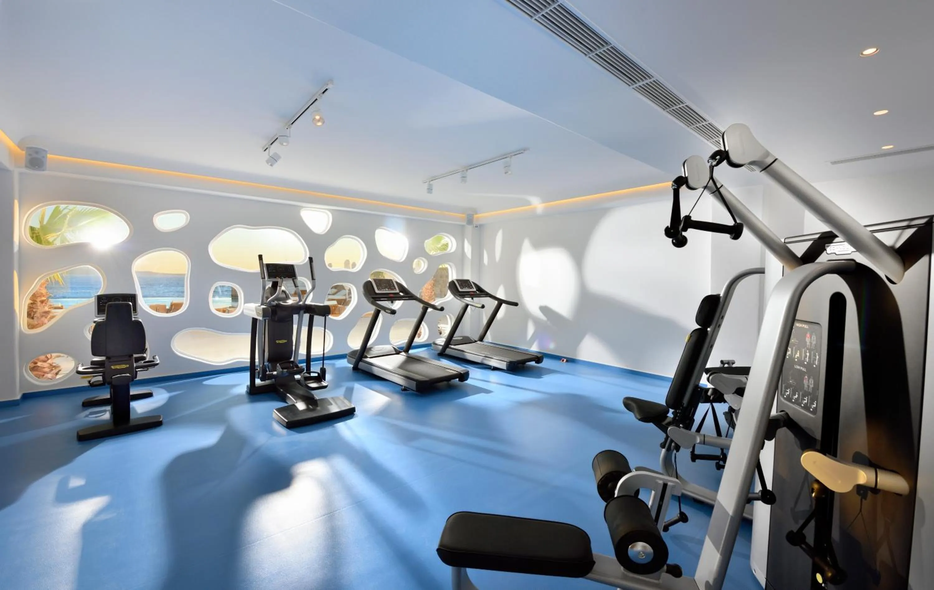 Fitness centre/facilities in Anax Resort and Spa