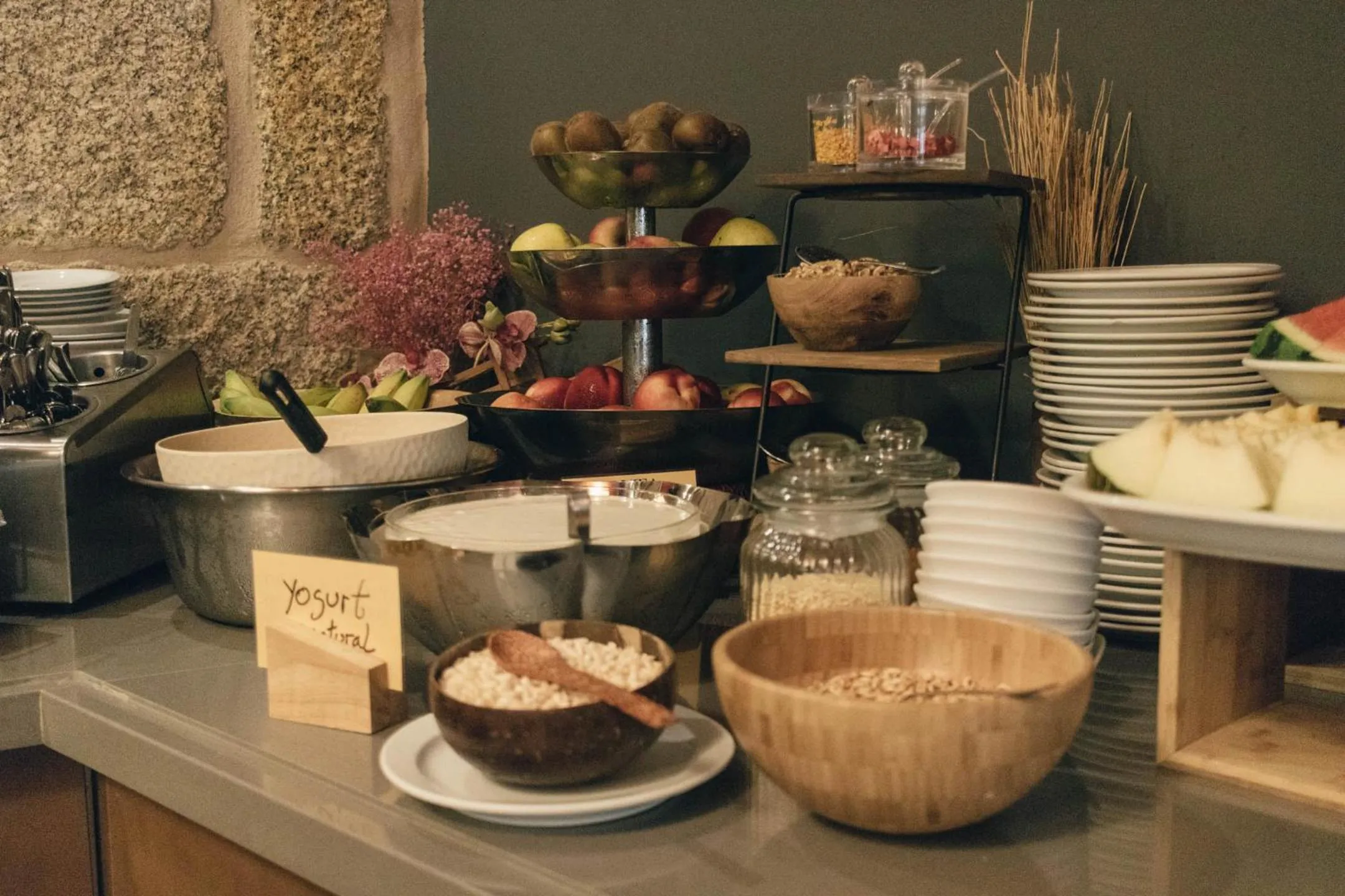 Buffet breakfast in Peregrina Hotel