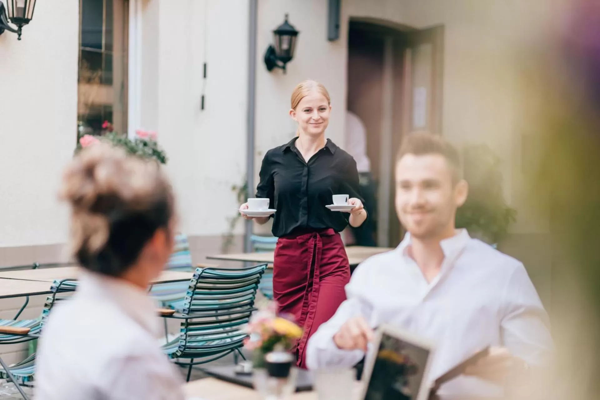 Patio in Hotel Andres