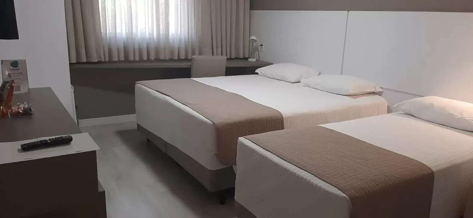 Bed in Tri Hotel Executive Indaial